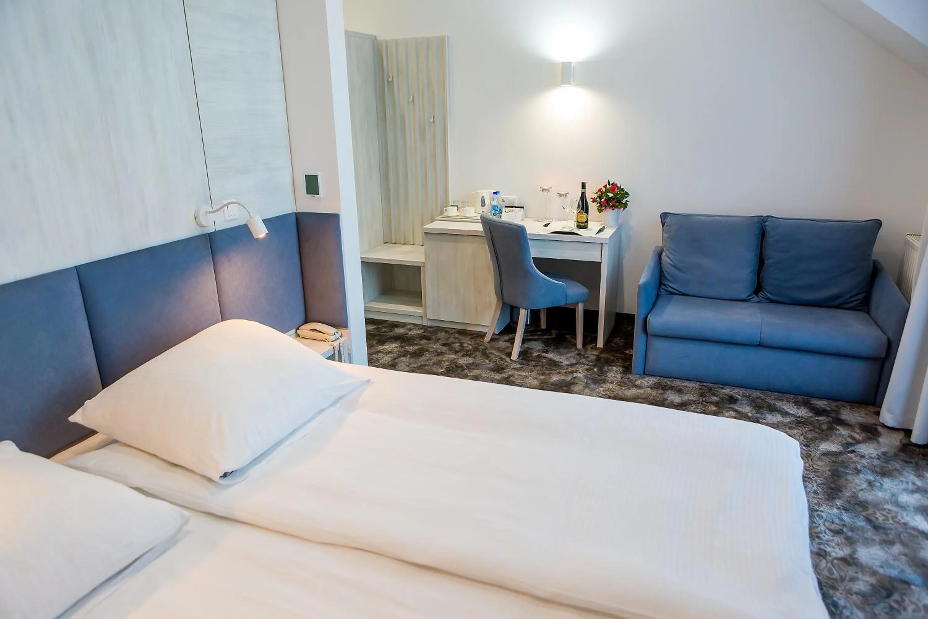 Bed in Hotel Jantar Wellness & Spa