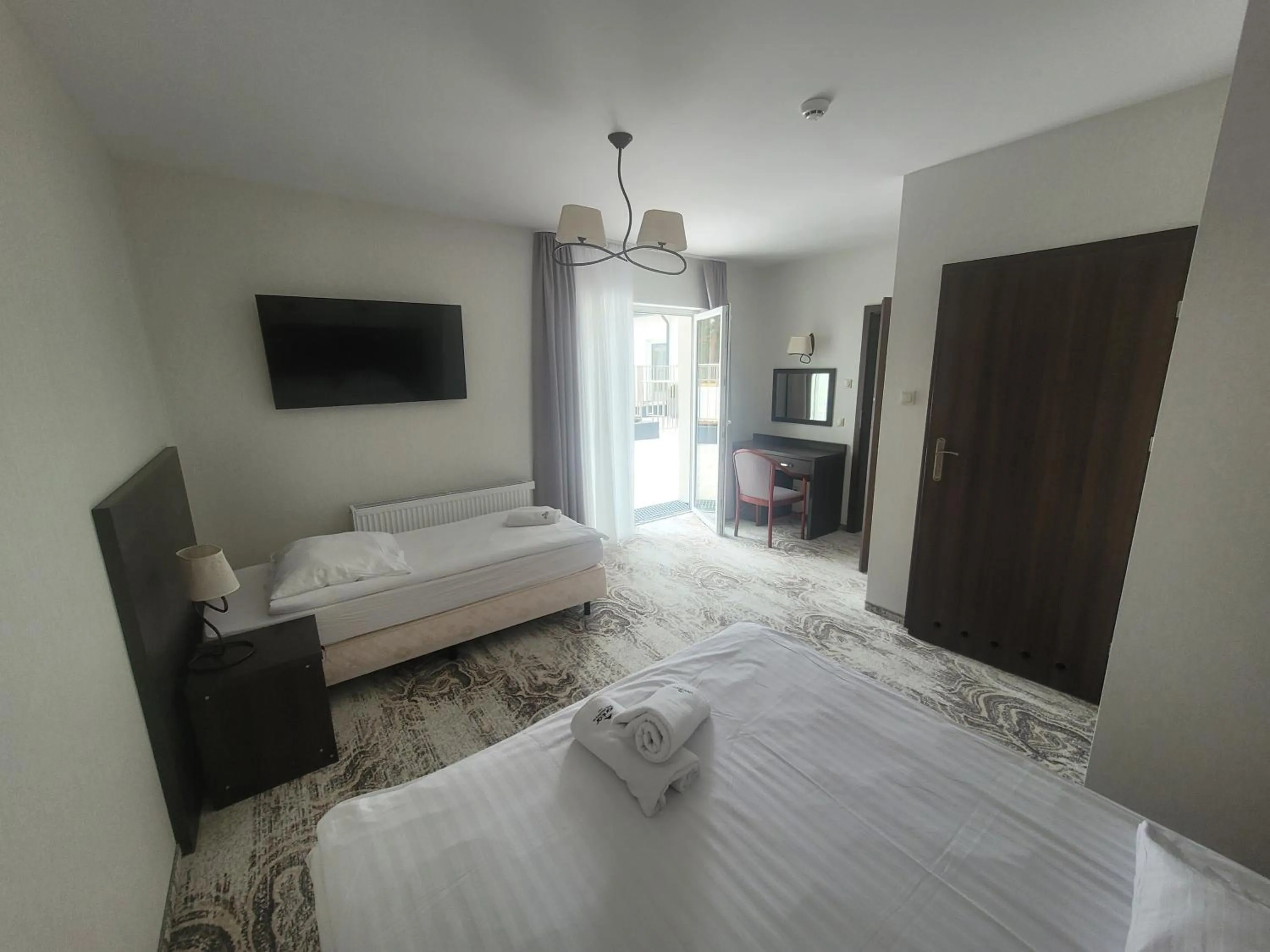 Bed in Hotel Jantar Wellness & Spa