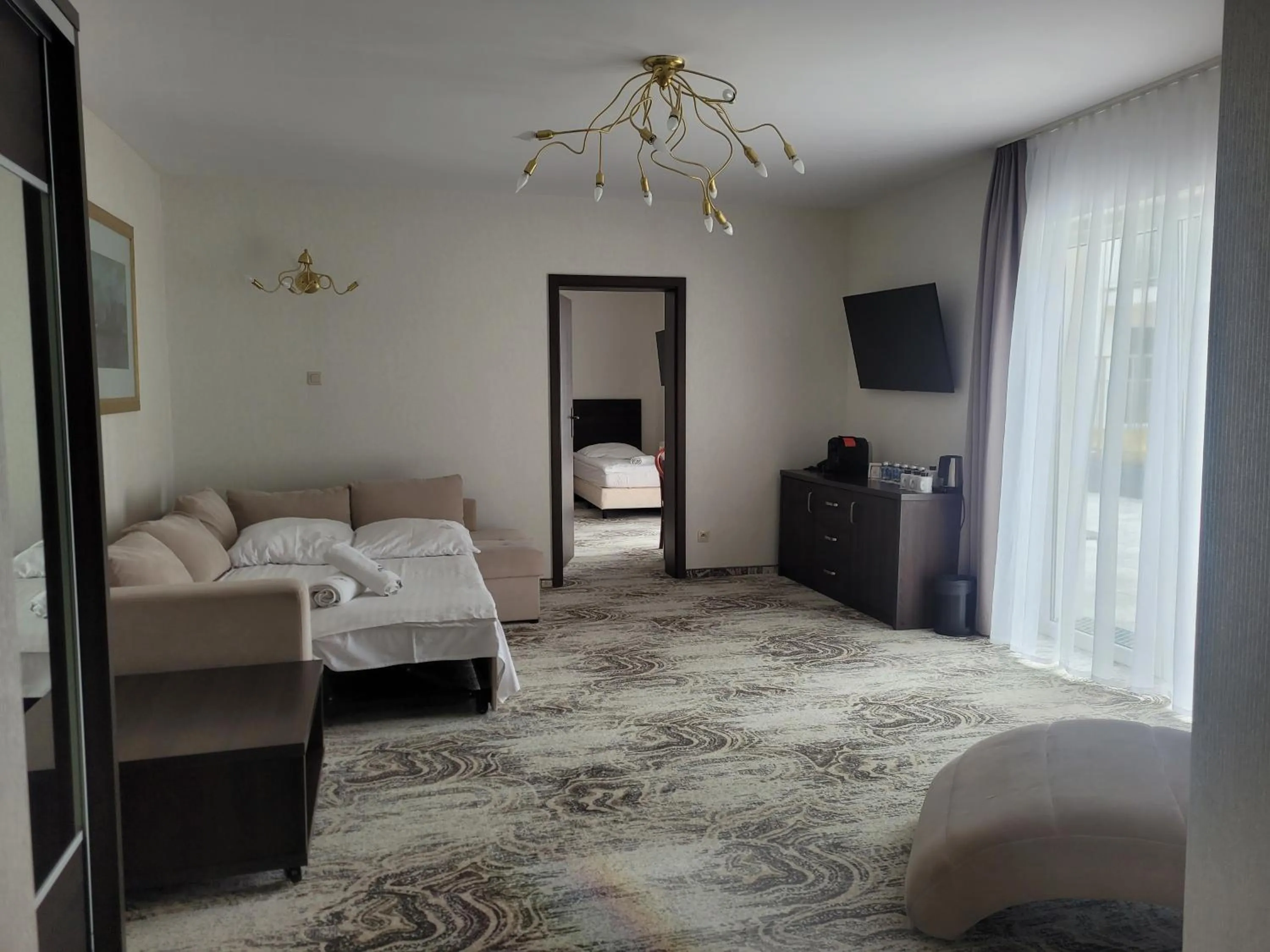 Bed in Hotel Jantar Wellness & Spa