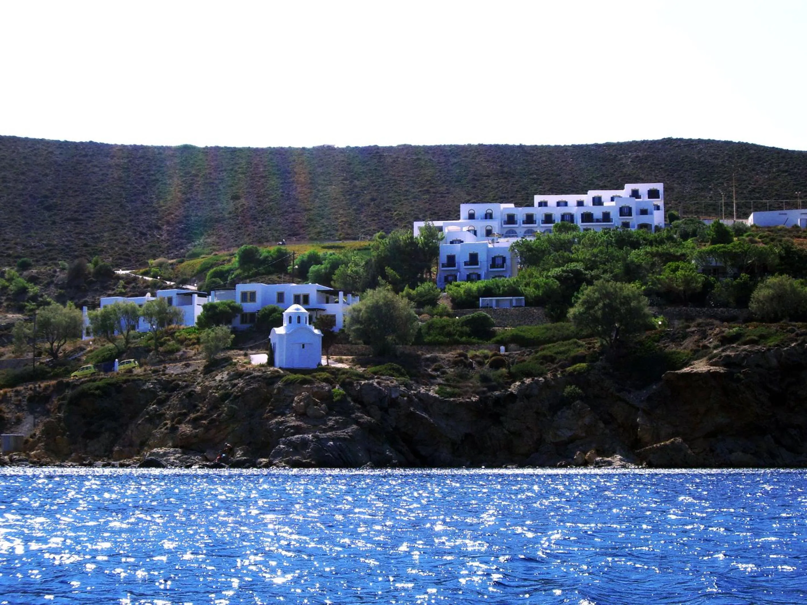 Beach in Patmos Paradise Hotel