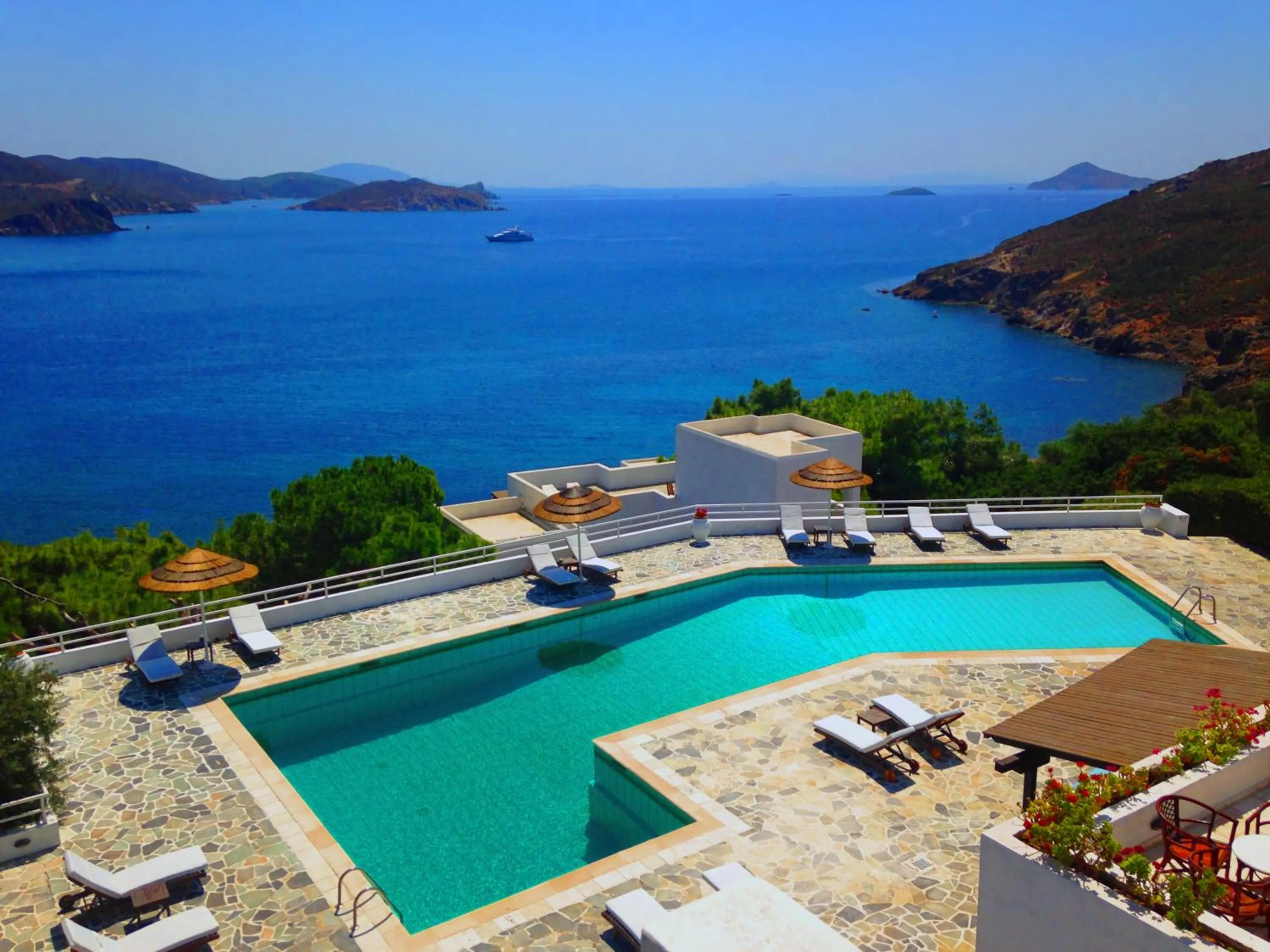 Sea view in Patmos Paradise Hotel