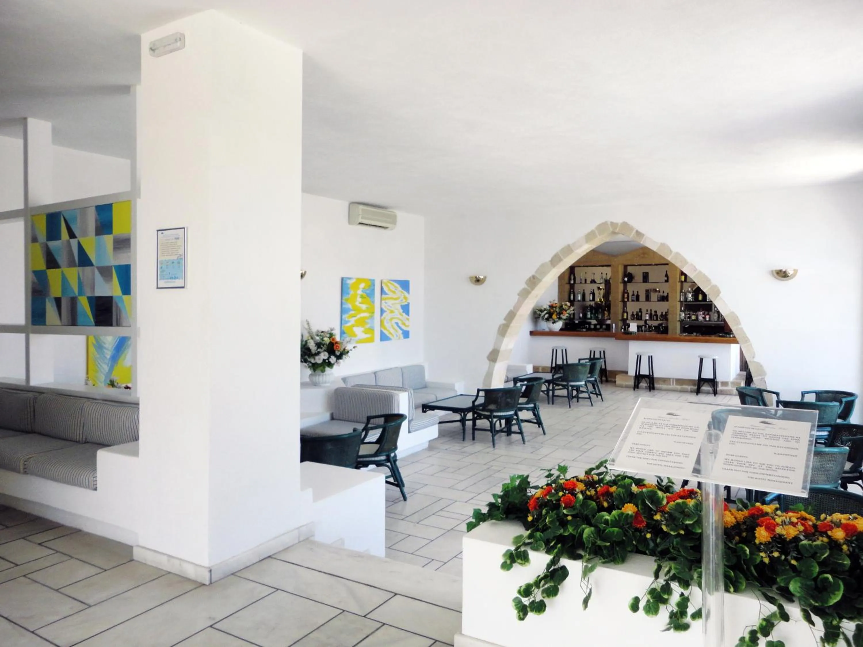 Lobby or reception in Patmos Paradise Hotel