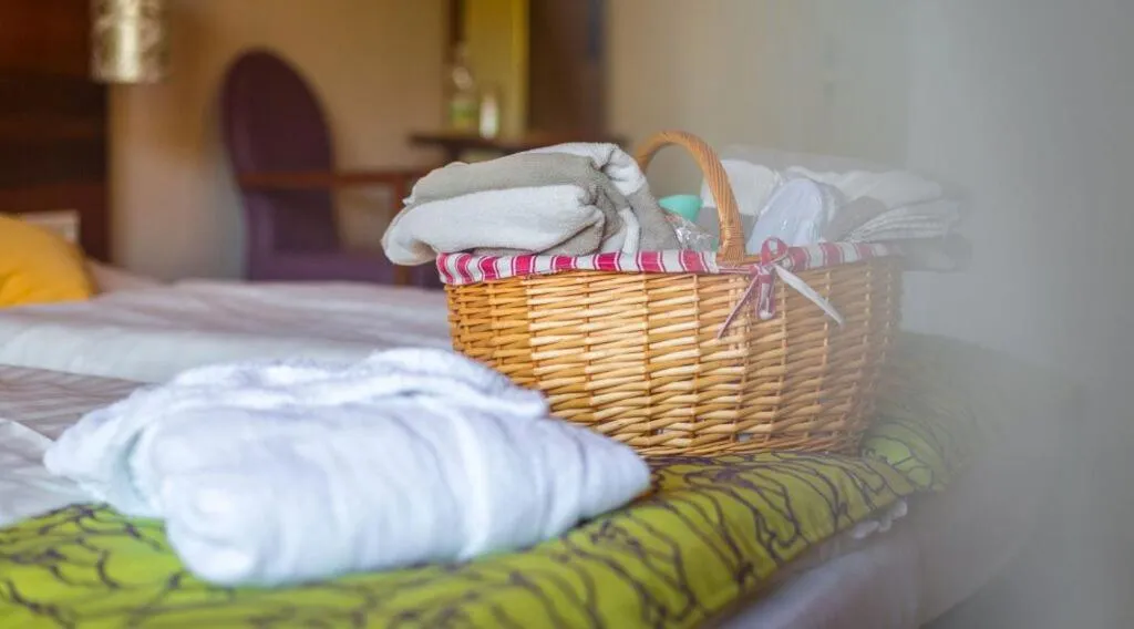 Bed in Hotel Paradiesquelle