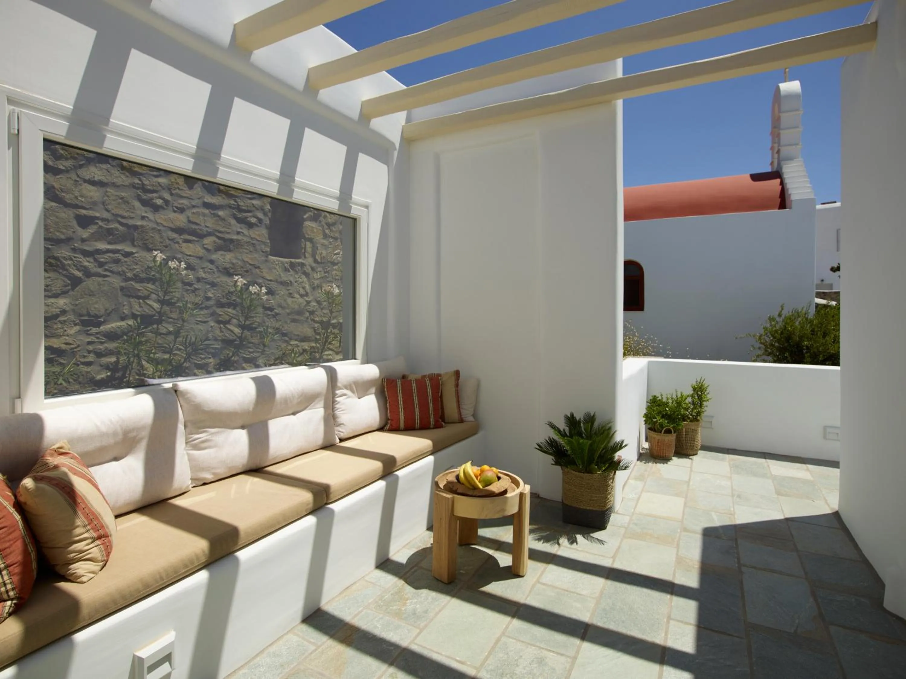 Seating area in Vencia Boutique Hotel