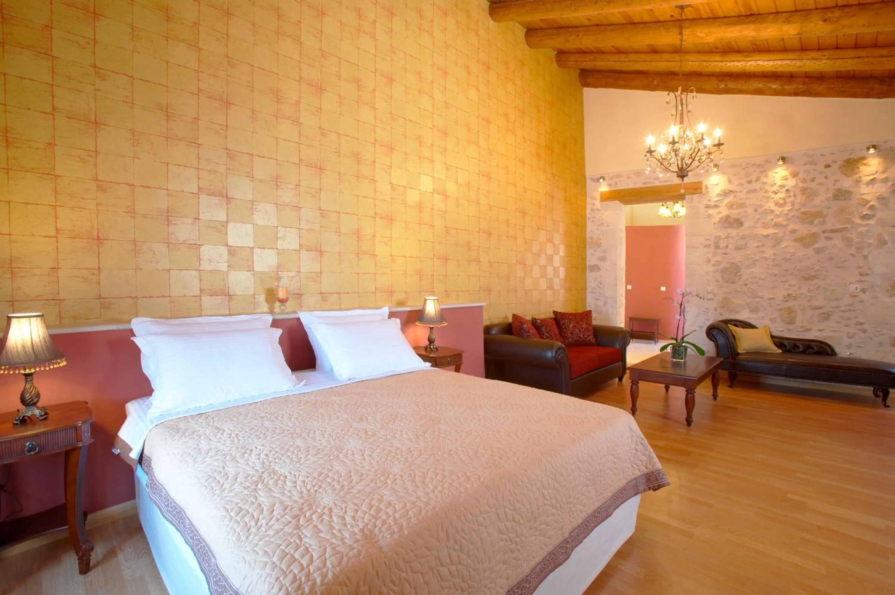Bed in Casa Moazzo Suites and Apartments