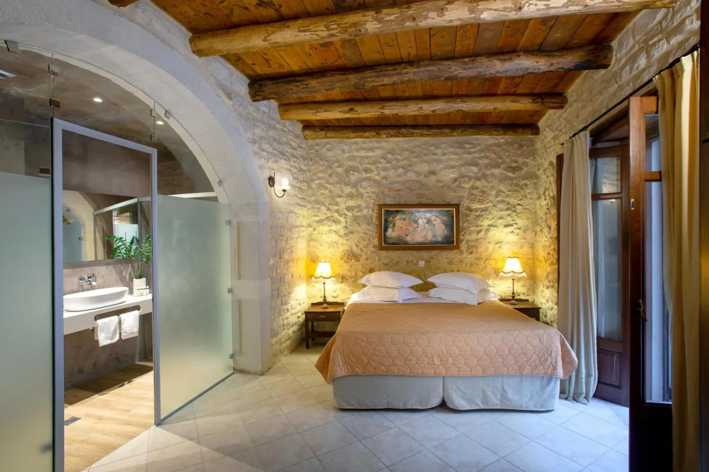 Bed in Casa Moazzo Suites and Apartments