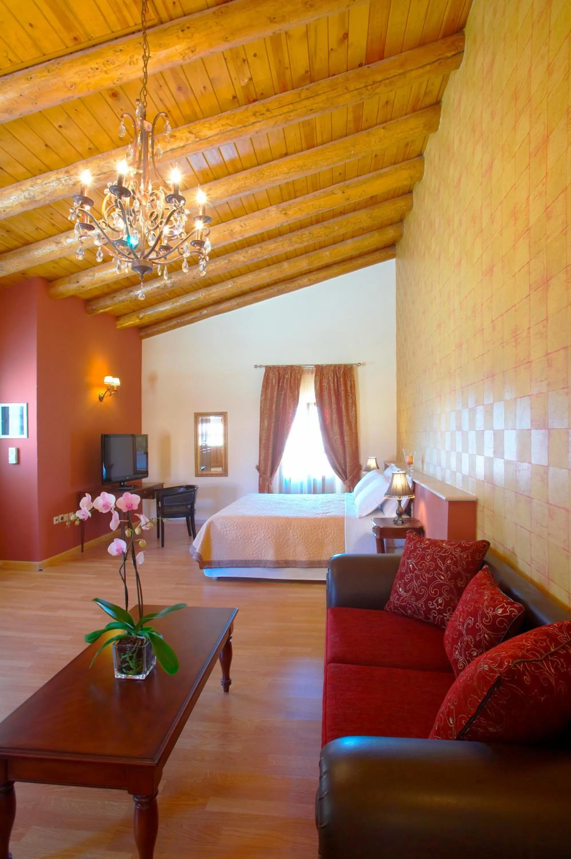 TV and multimedia, Bed in Casa Moazzo Suites and Apartments