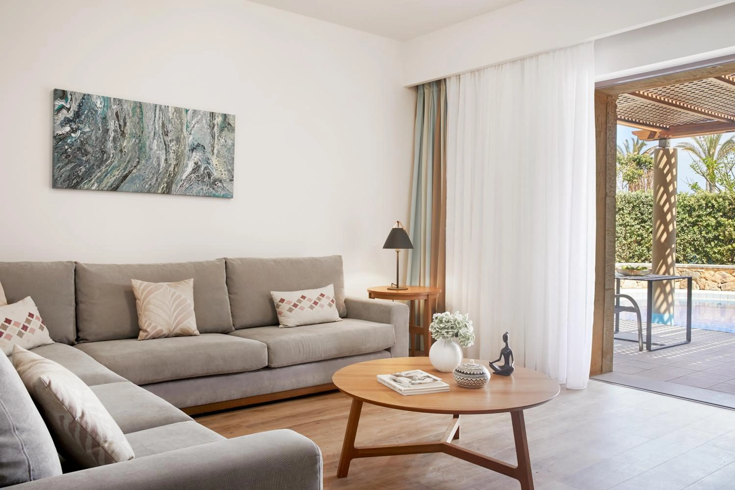 Living room in Minoa Palace Resort