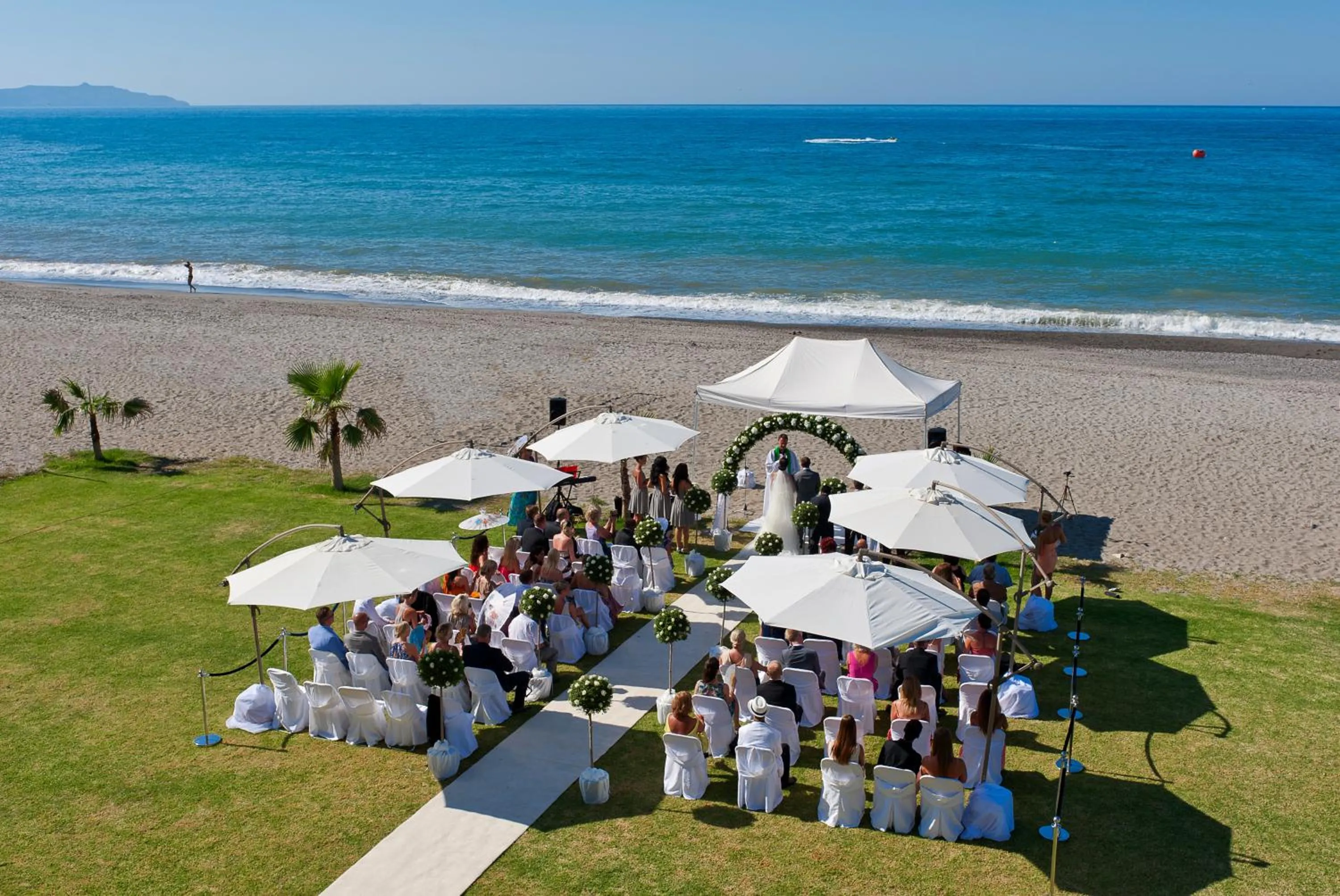 Beach in Minoa Palace Resort