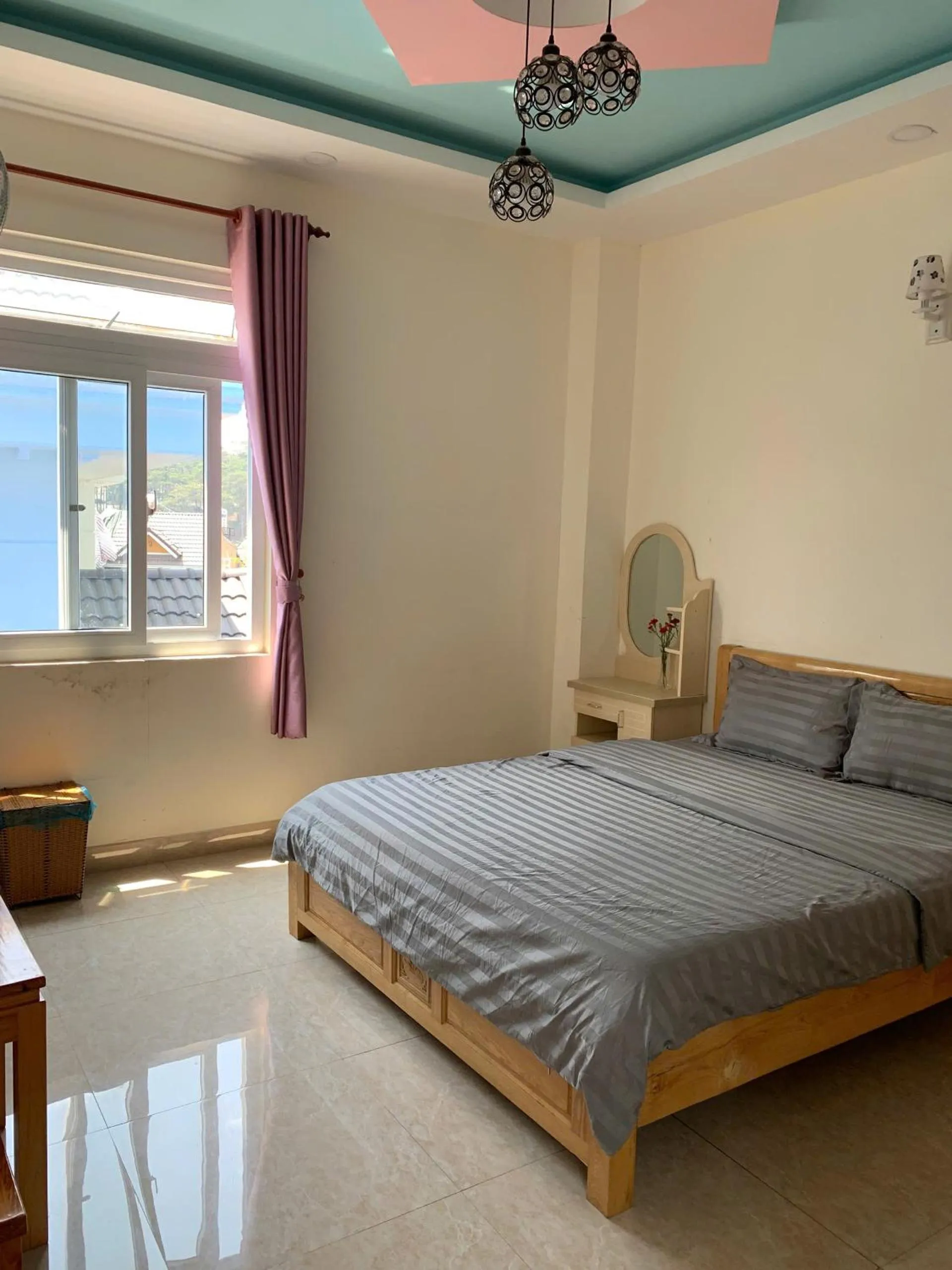 Bed in Blue Sky Homestay