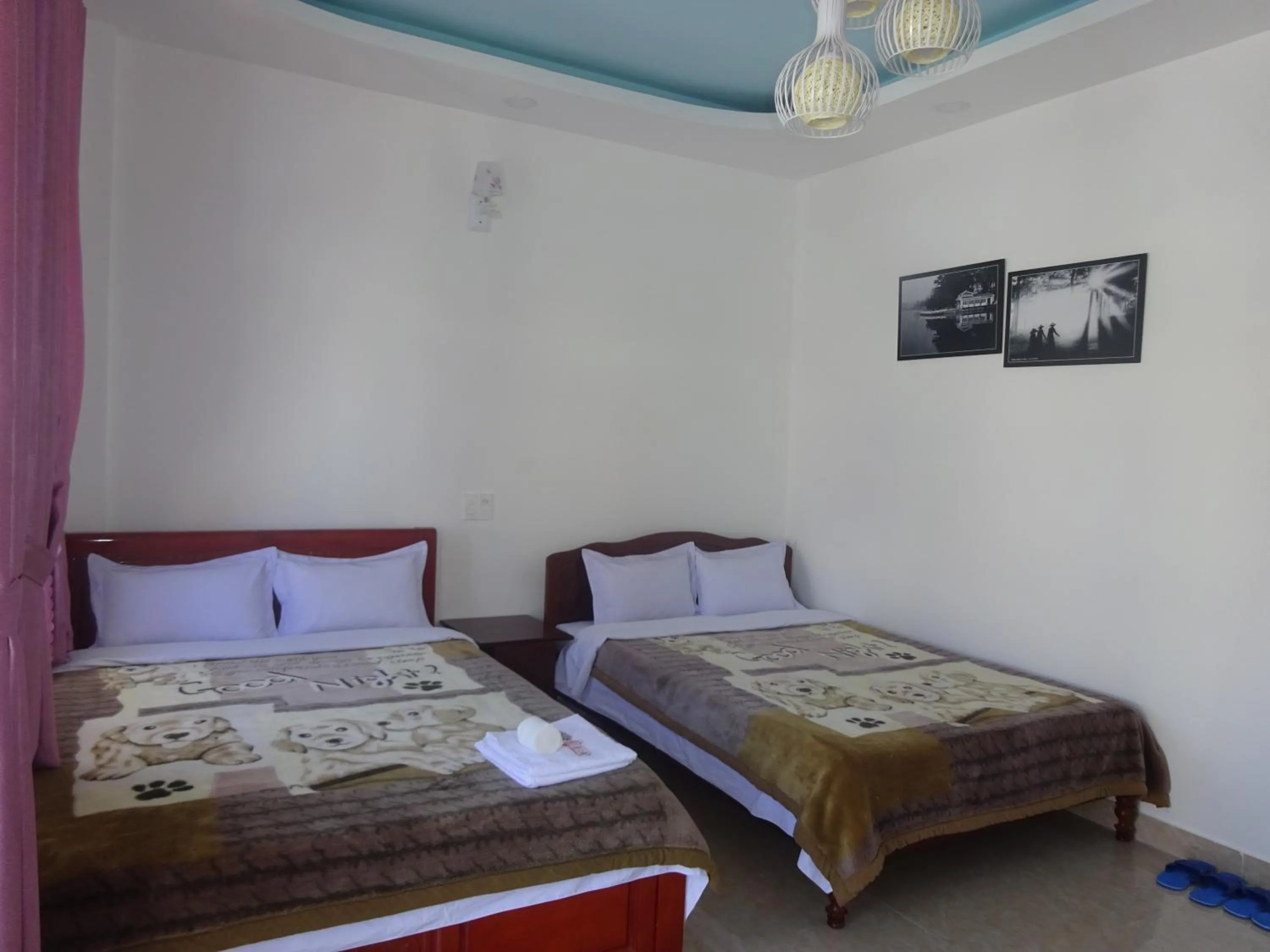 Bed in Blue Sky Homestay