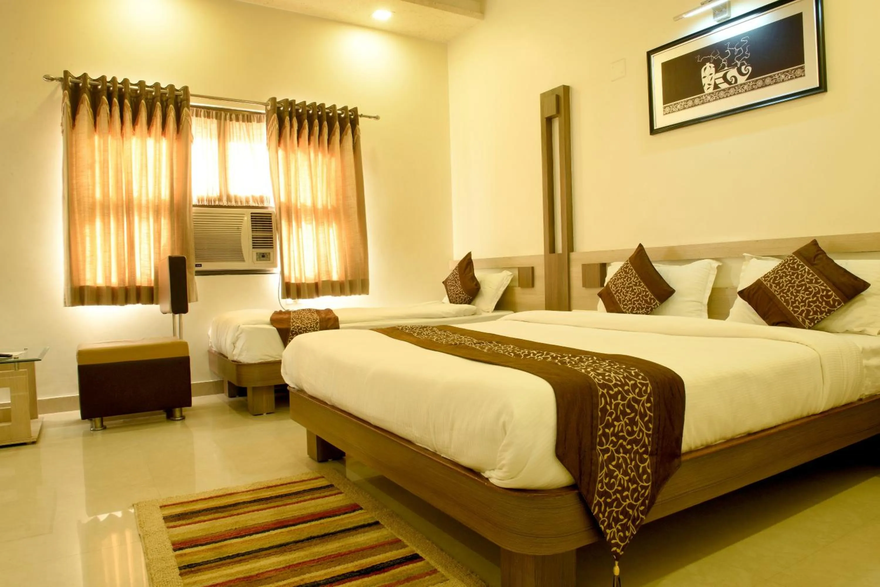 Bed in The Dwarika Hotel