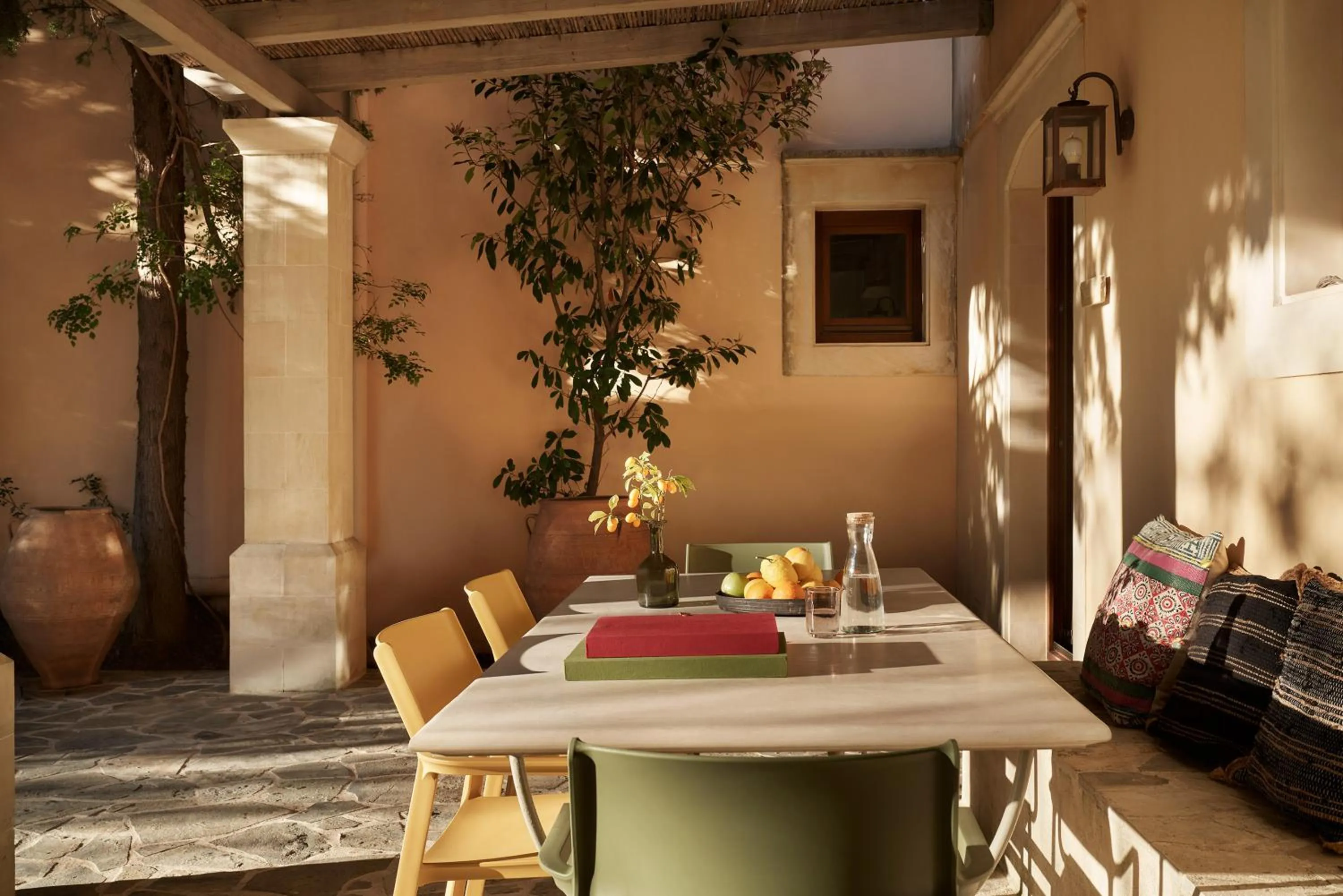 Patio in Kapsaliana Village Hotel