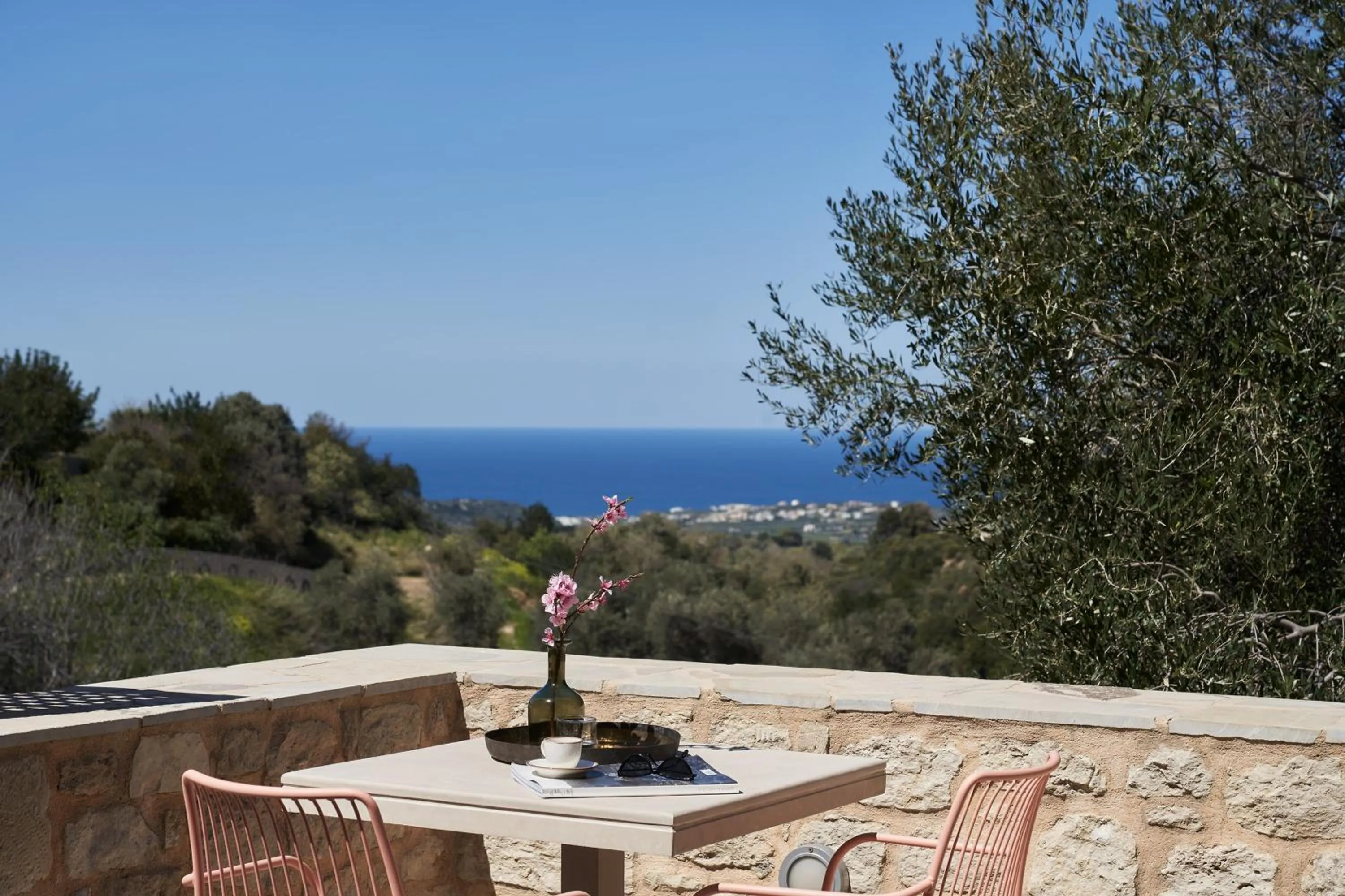 Balcony/Terrace in Kapsaliana Village Hotel