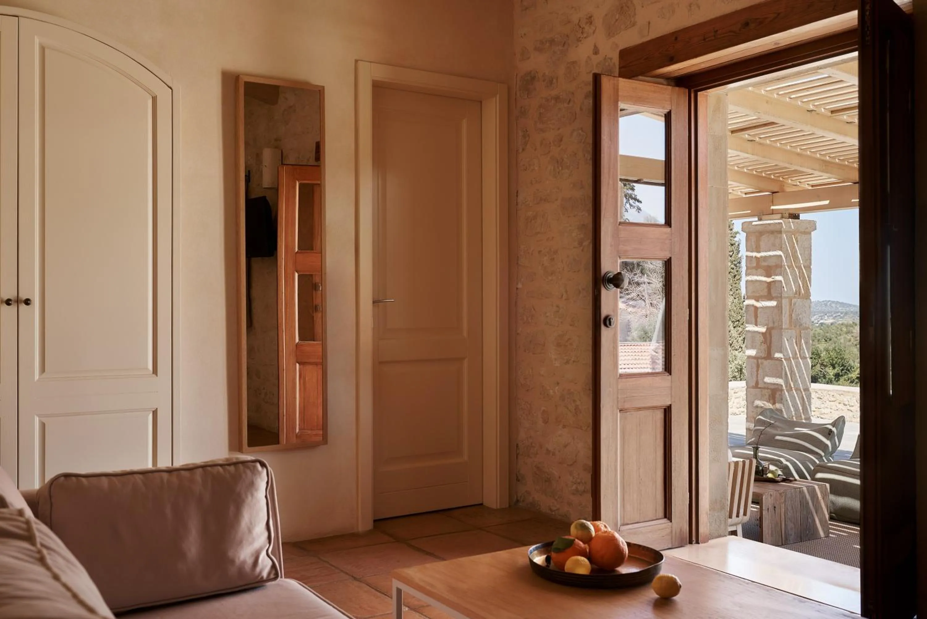 Seating area in Kapsaliana Village Hotel