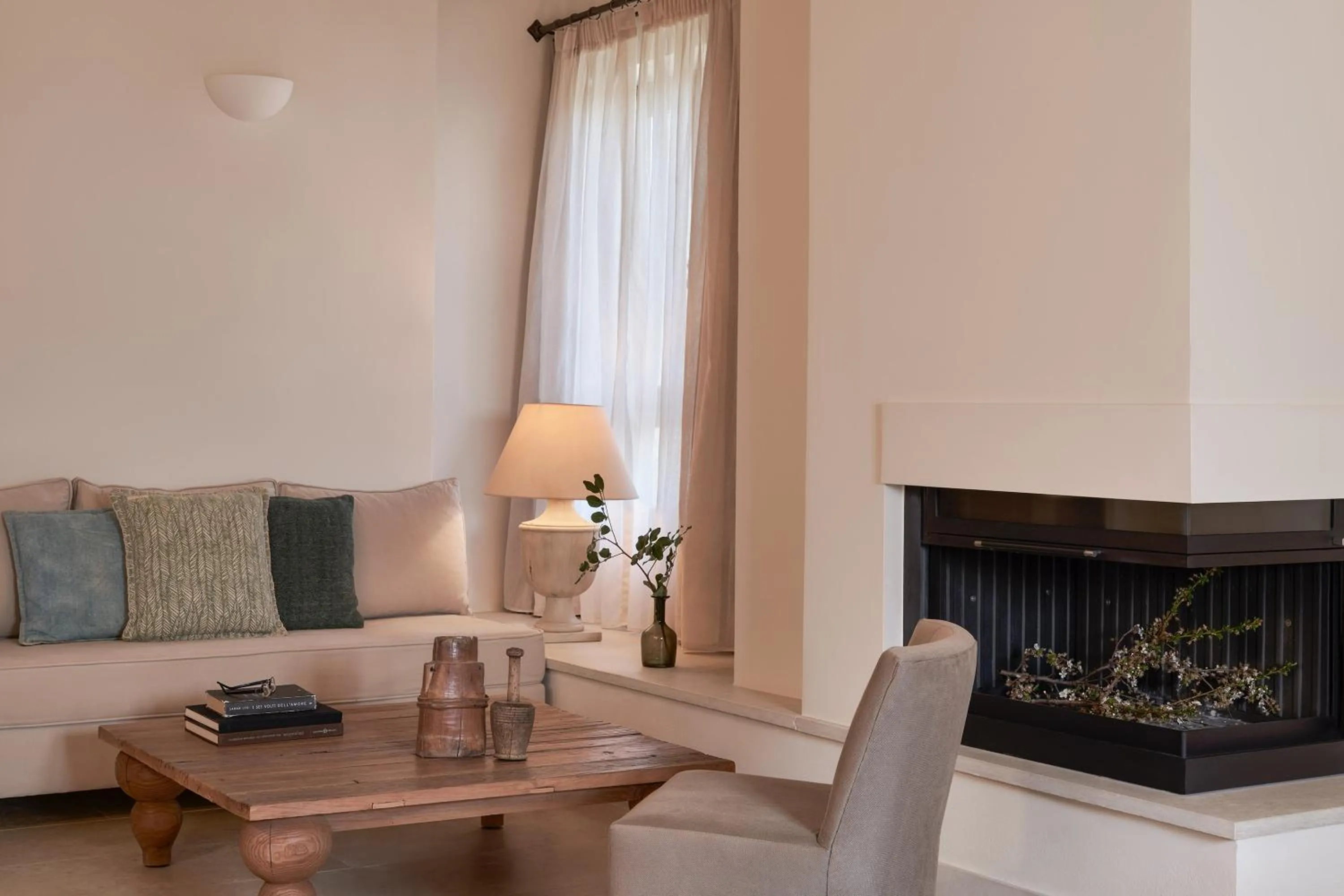 Seating area in Kapsaliana Village Hotel