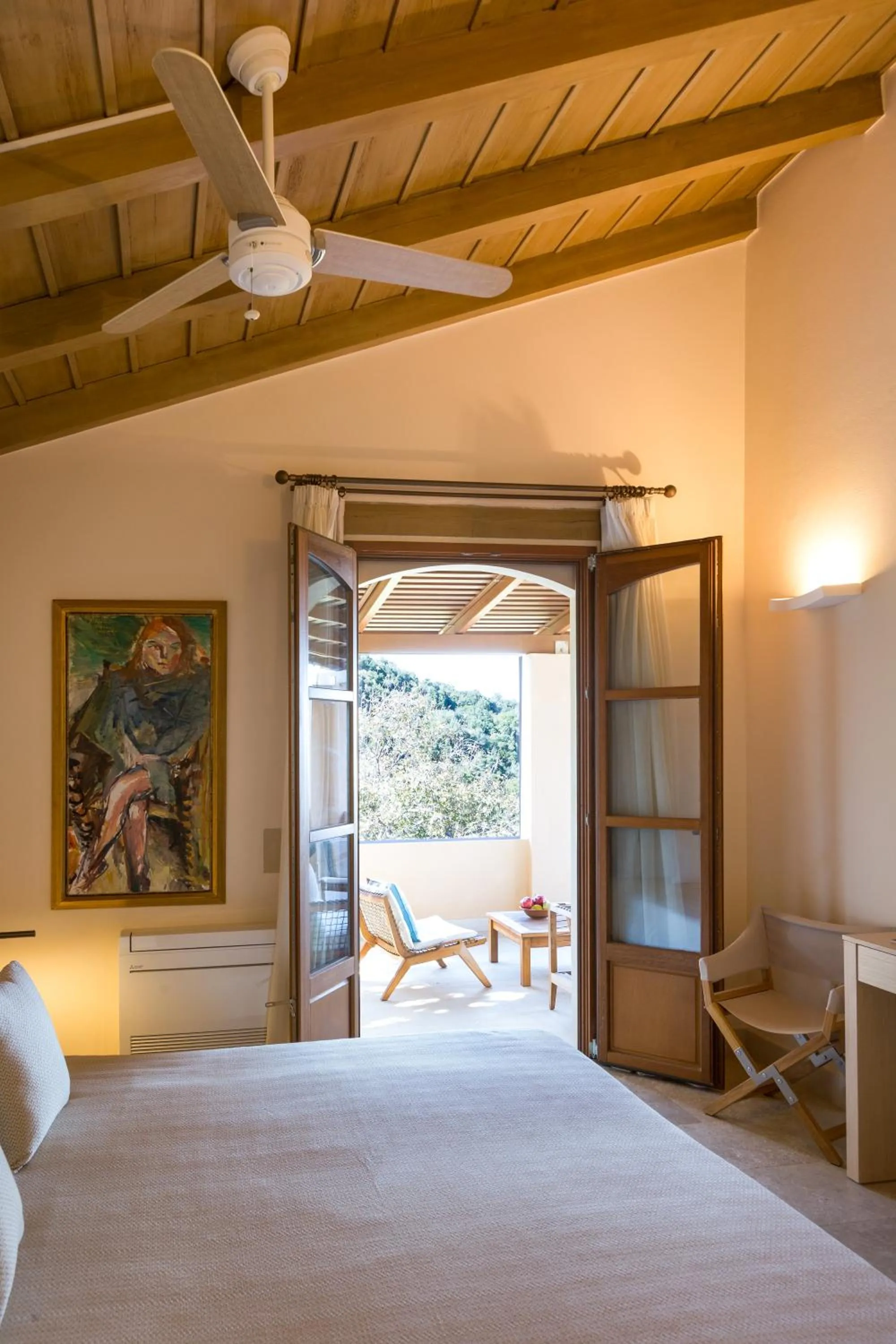 Bedroom, Bed in Kapsaliana Village Hotel