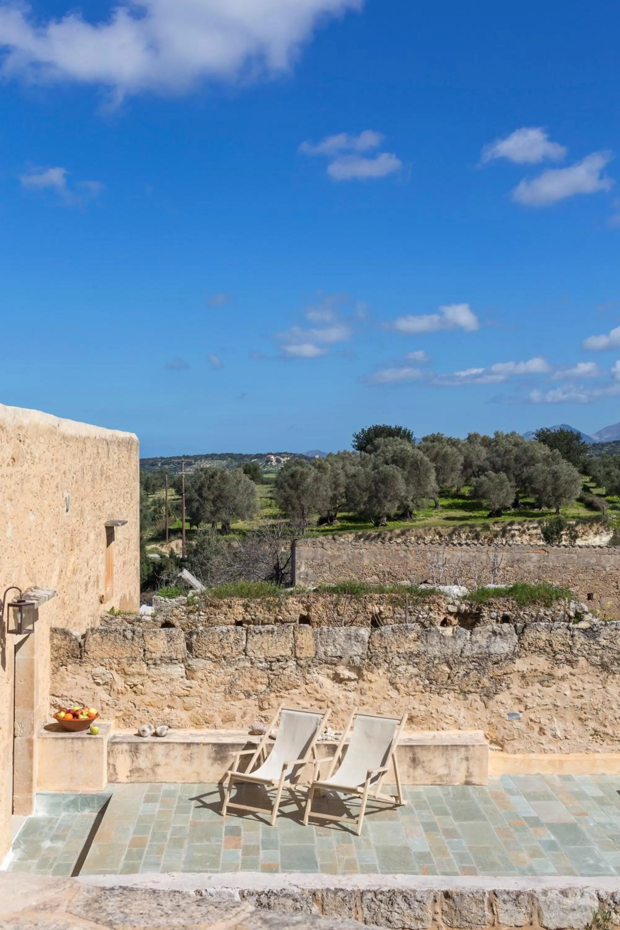Patio in Kapsaliana Village Hotel
