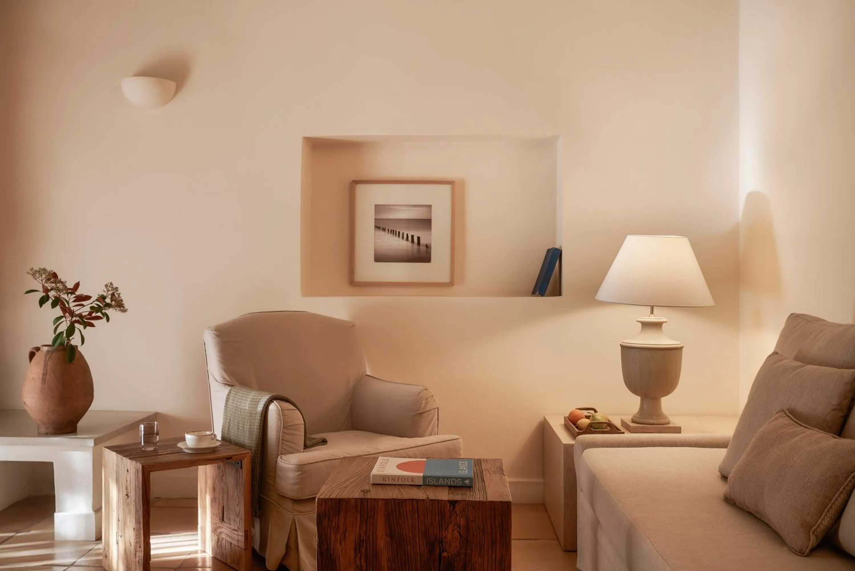 Seating area in Kapsaliana Village Hotel