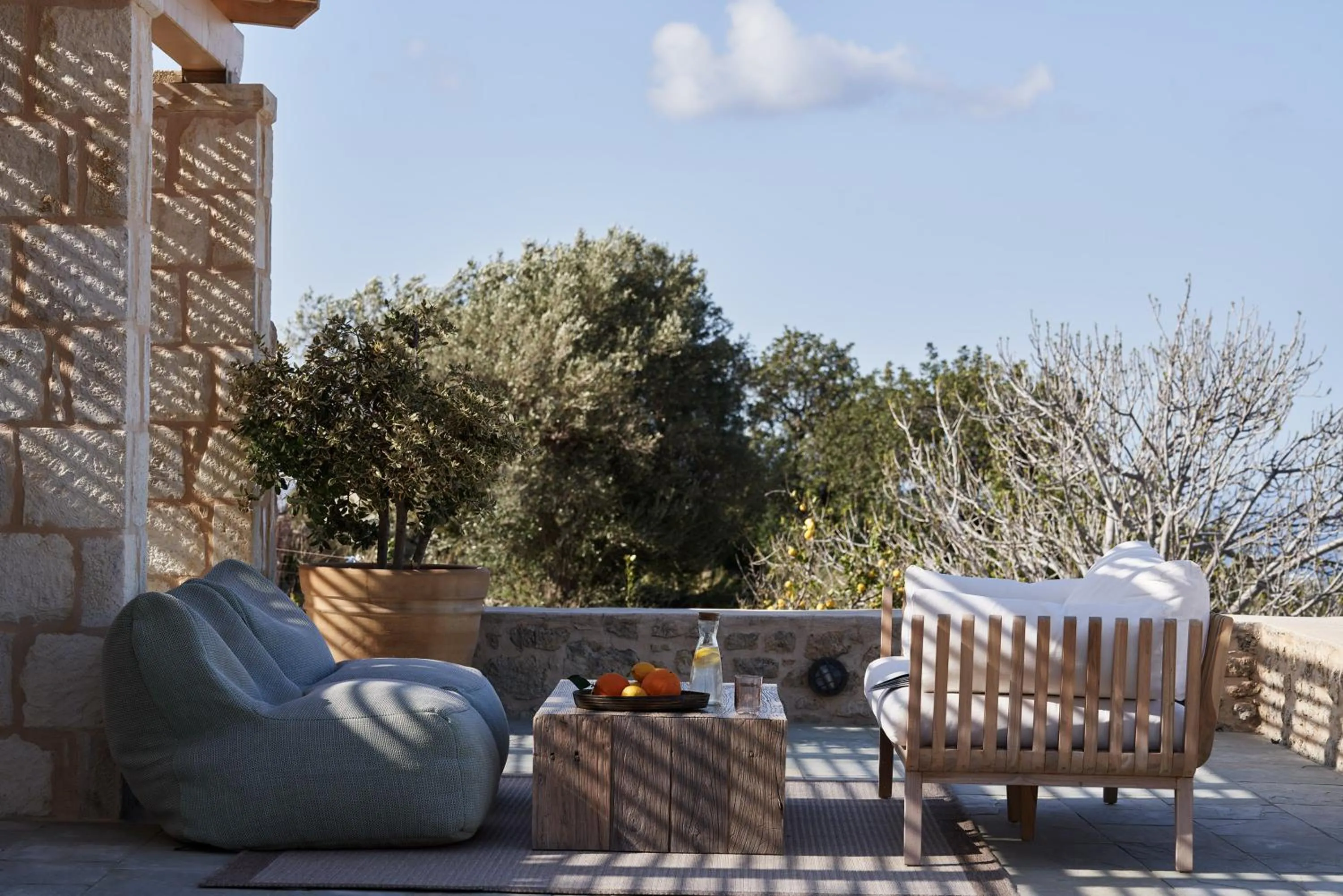 Balcony/Terrace in Kapsaliana Village Hotel