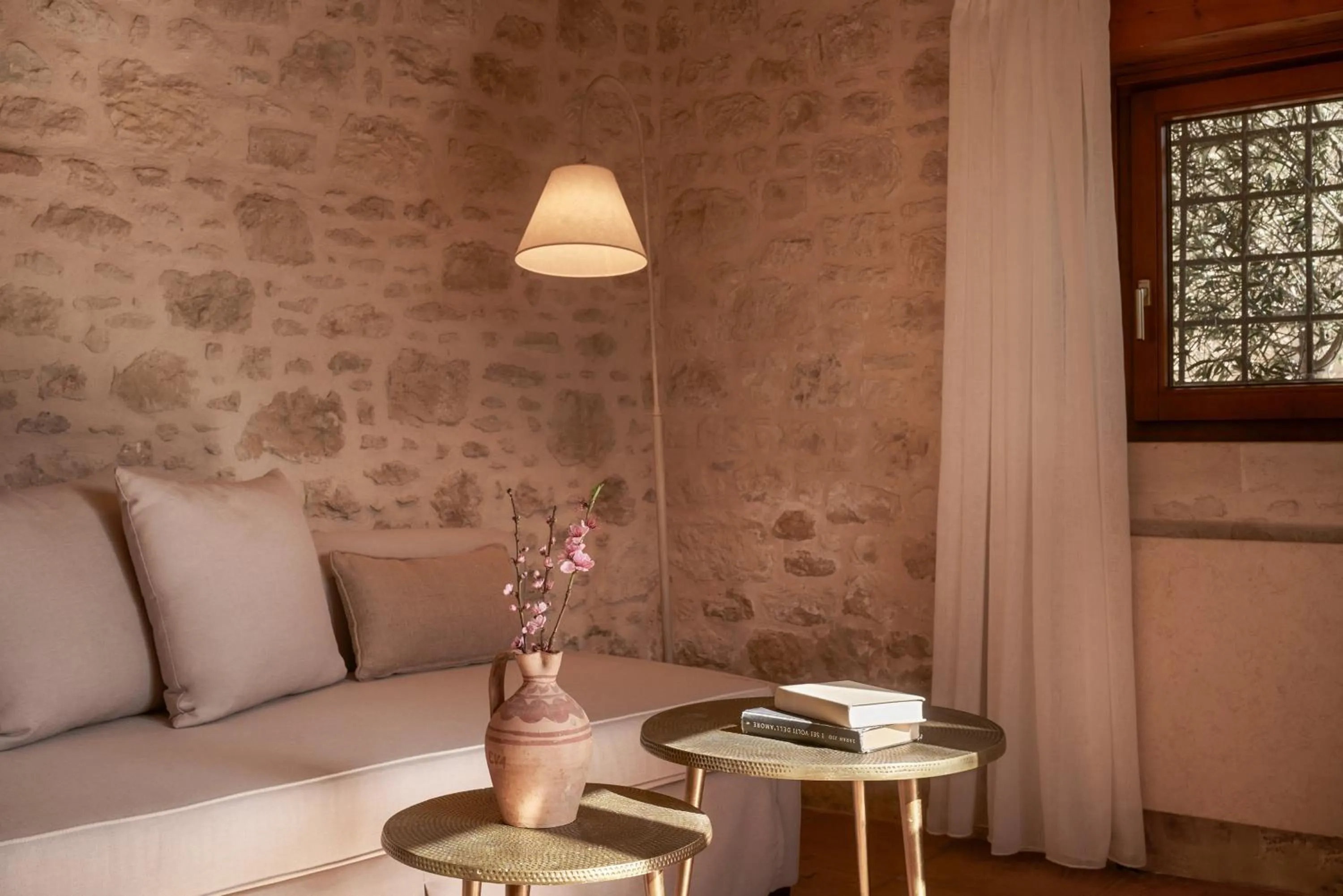 Seating area in Kapsaliana Village Hotel