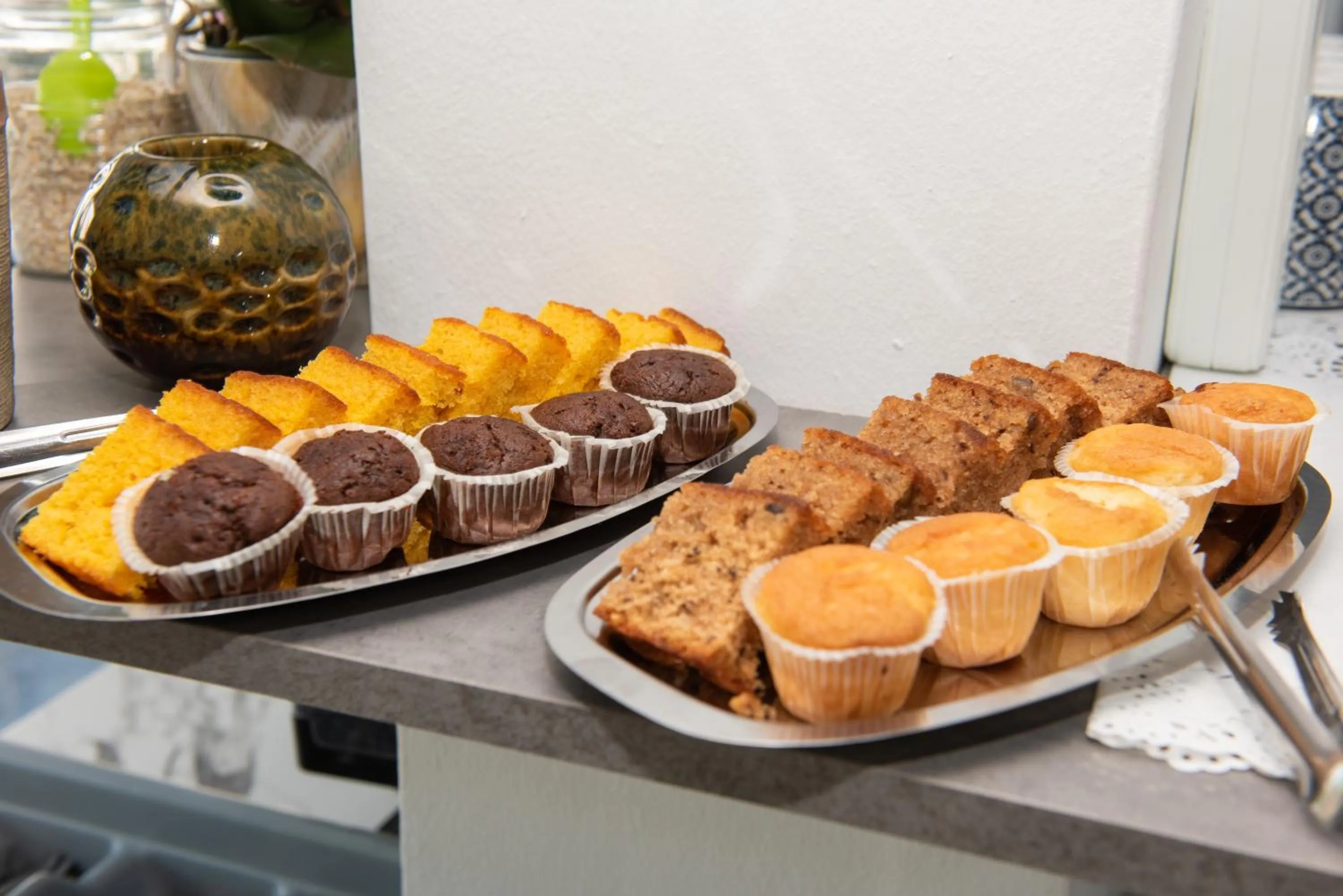 Buffet breakfast in Hotel Coral Matala