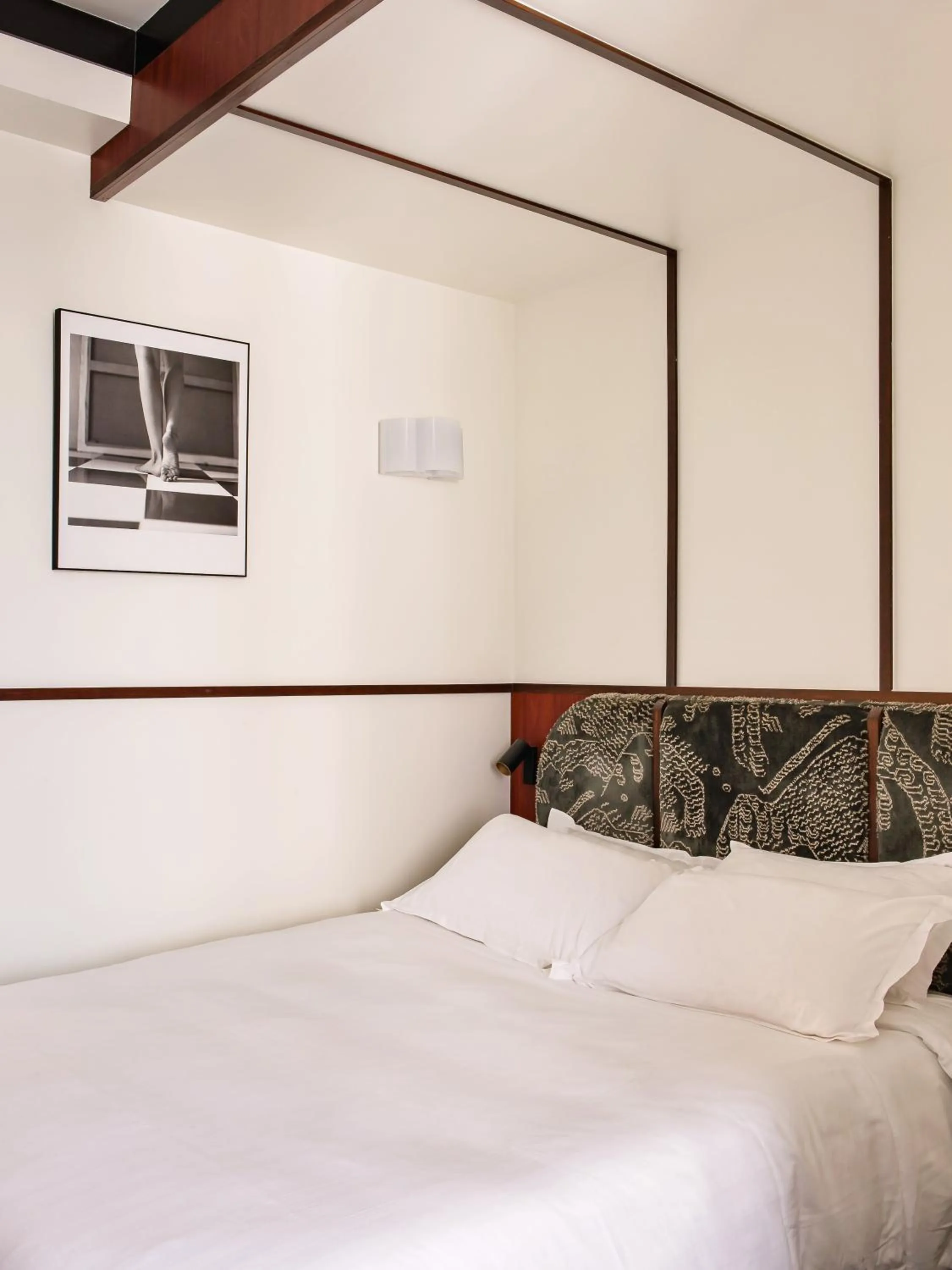 Bed in Hôtel Marguerite