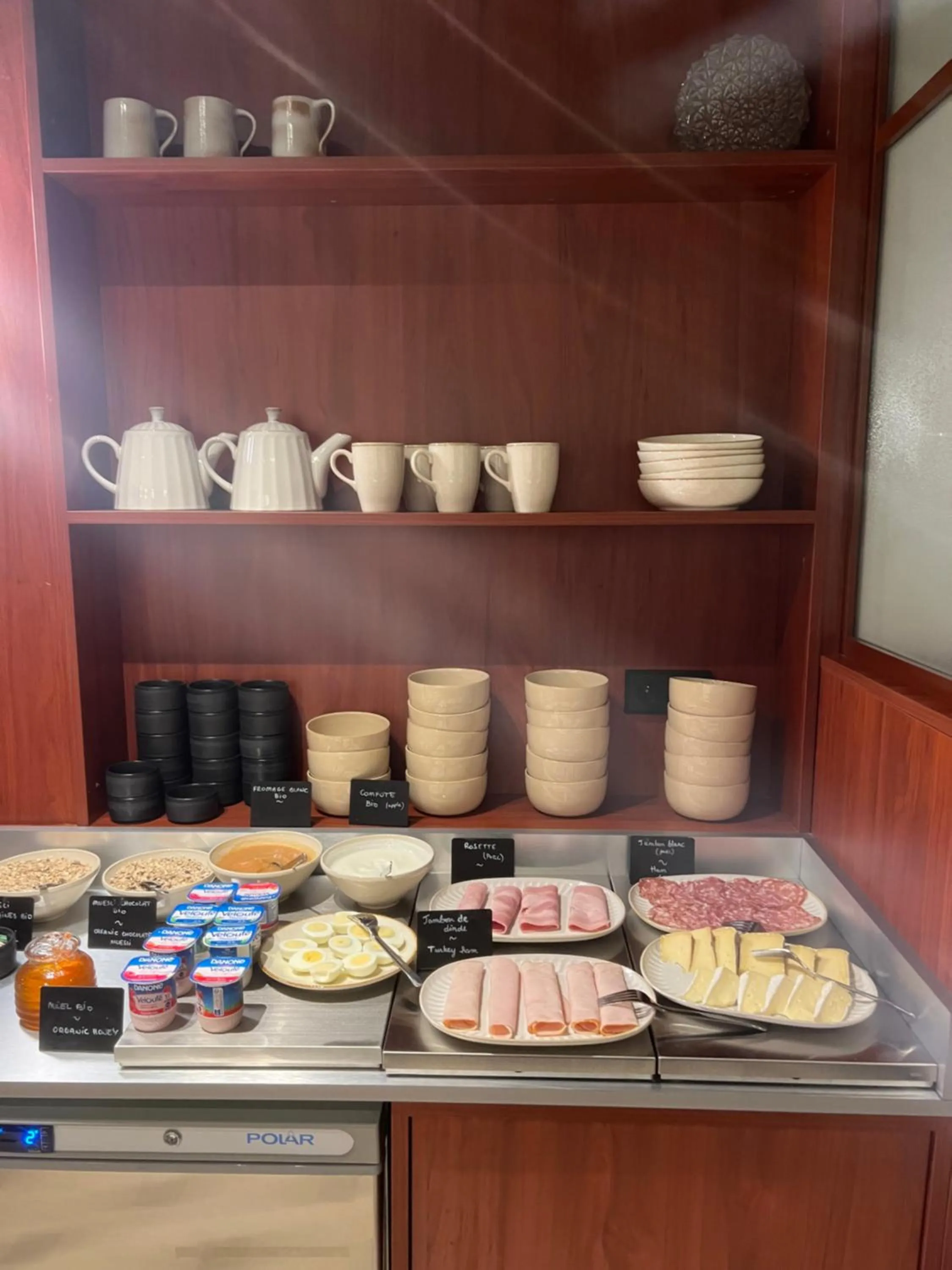 Buffet breakfast in Hôtel Marguerite