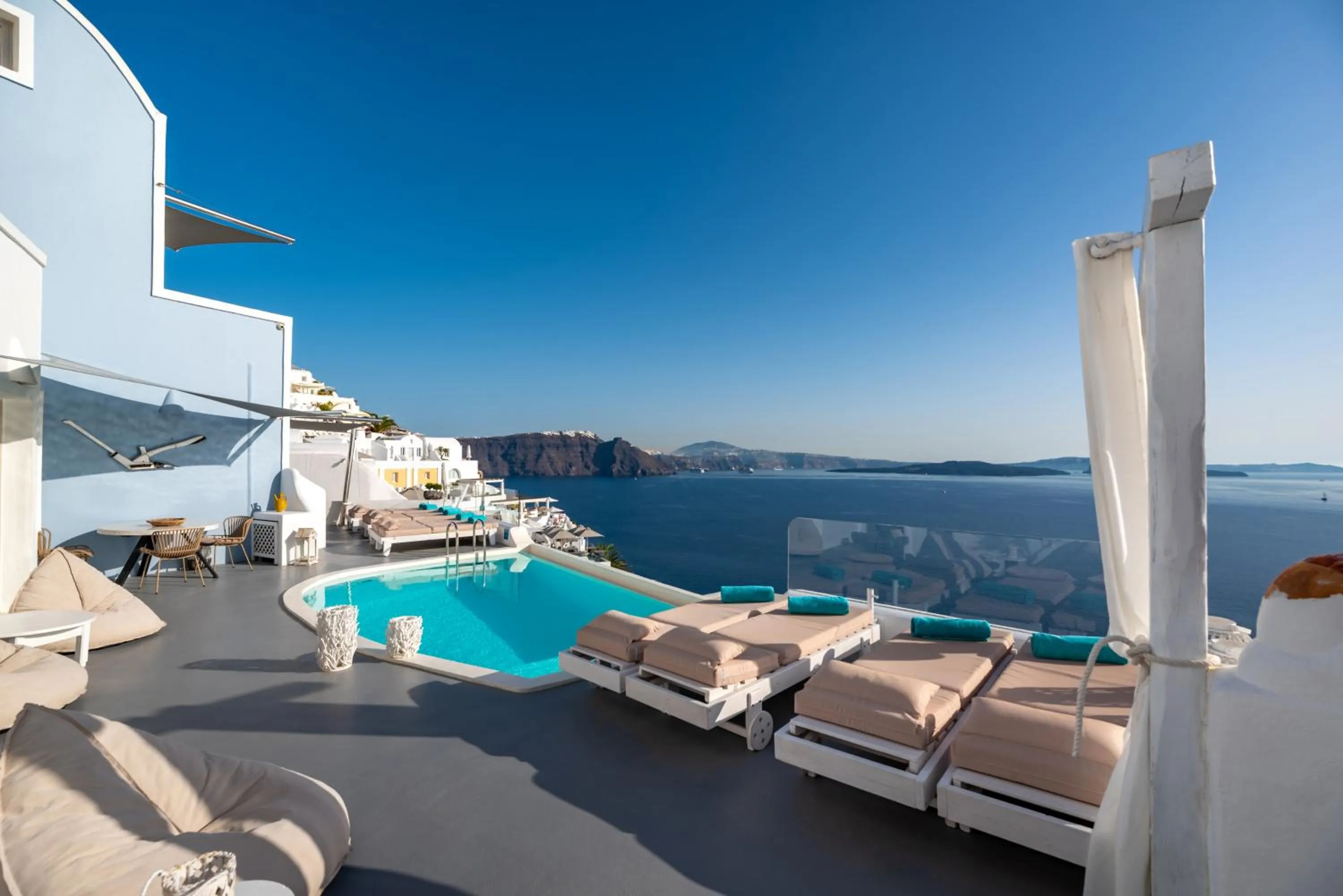 View (from property/room) in Kima Oia Suites