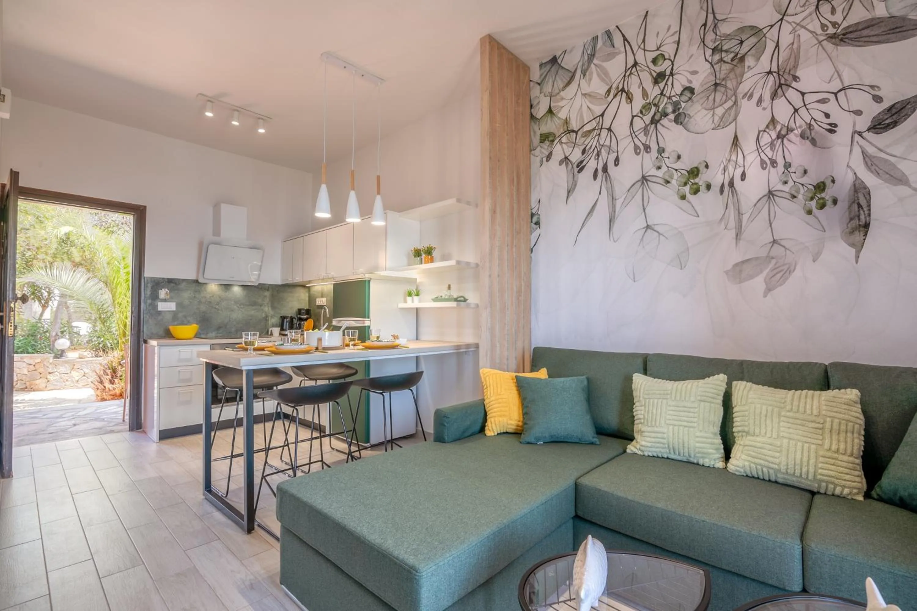 Kitchen or kitchenette in Georgia Vicky Studios & Apartments