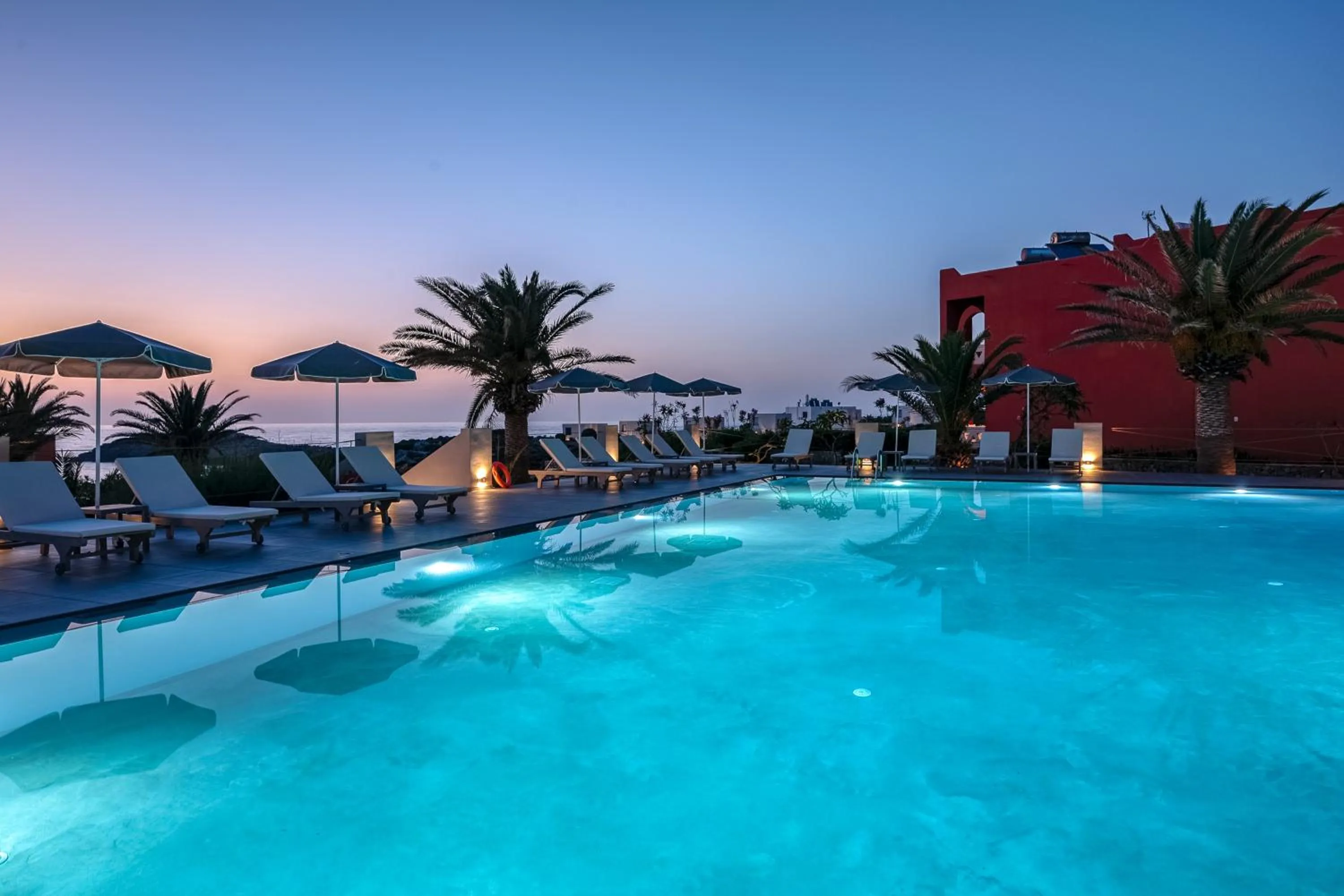 Swimming pool in Georgia Vicky Studios & Apartments