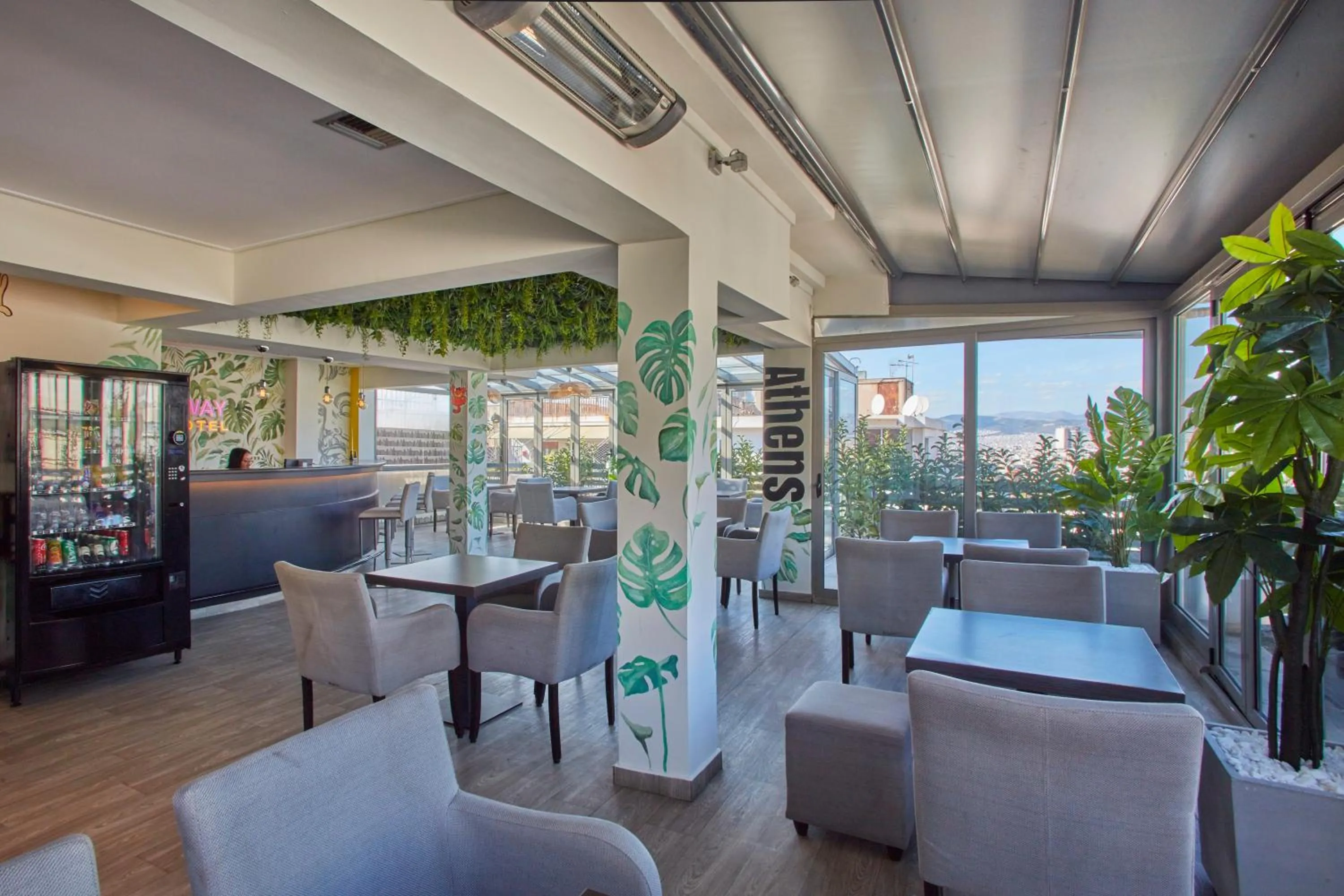 Seating area in Athens Way Pop Art Hotel