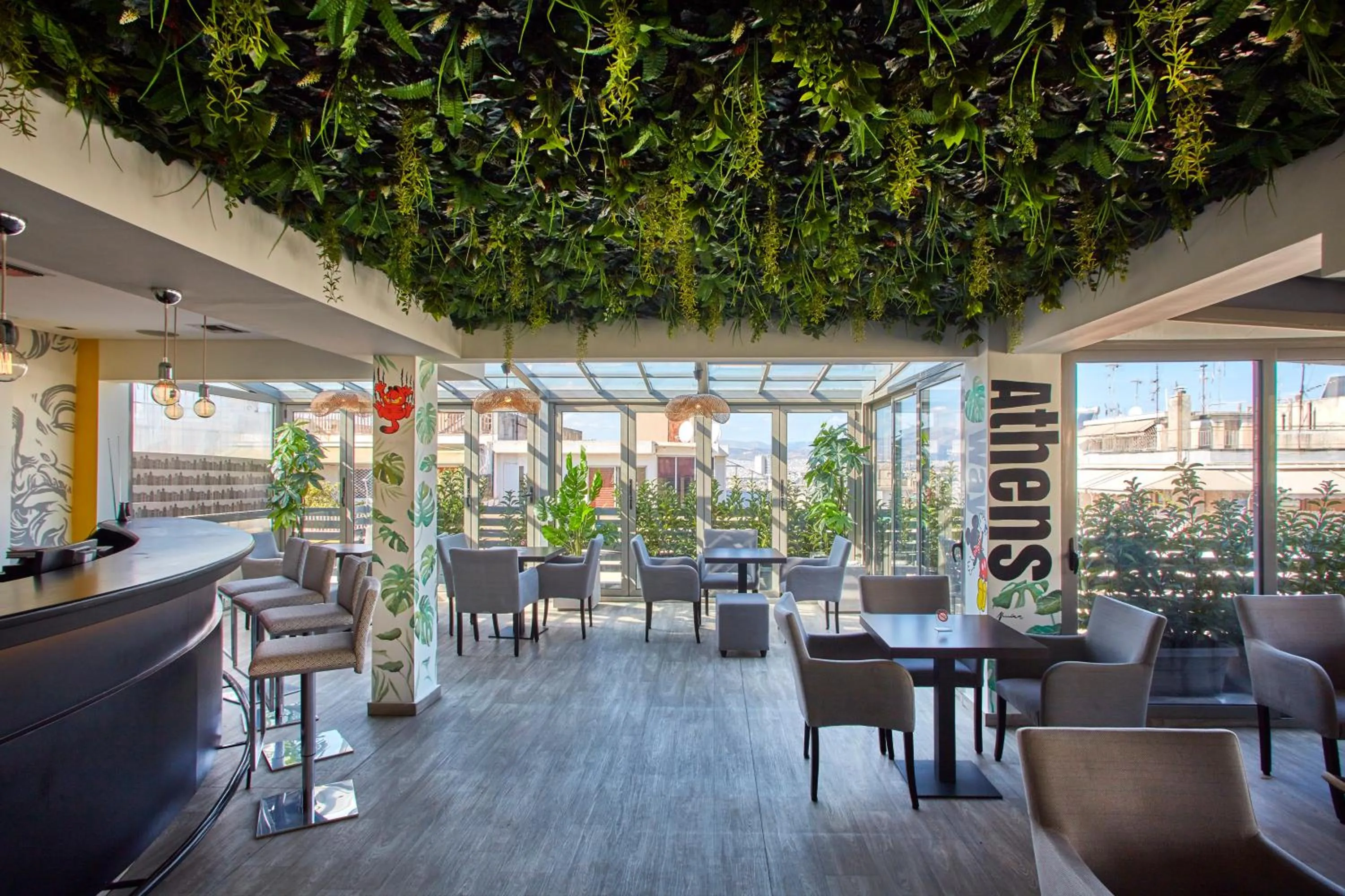 Lounge or bar in Athens Way Pop Art Hotel