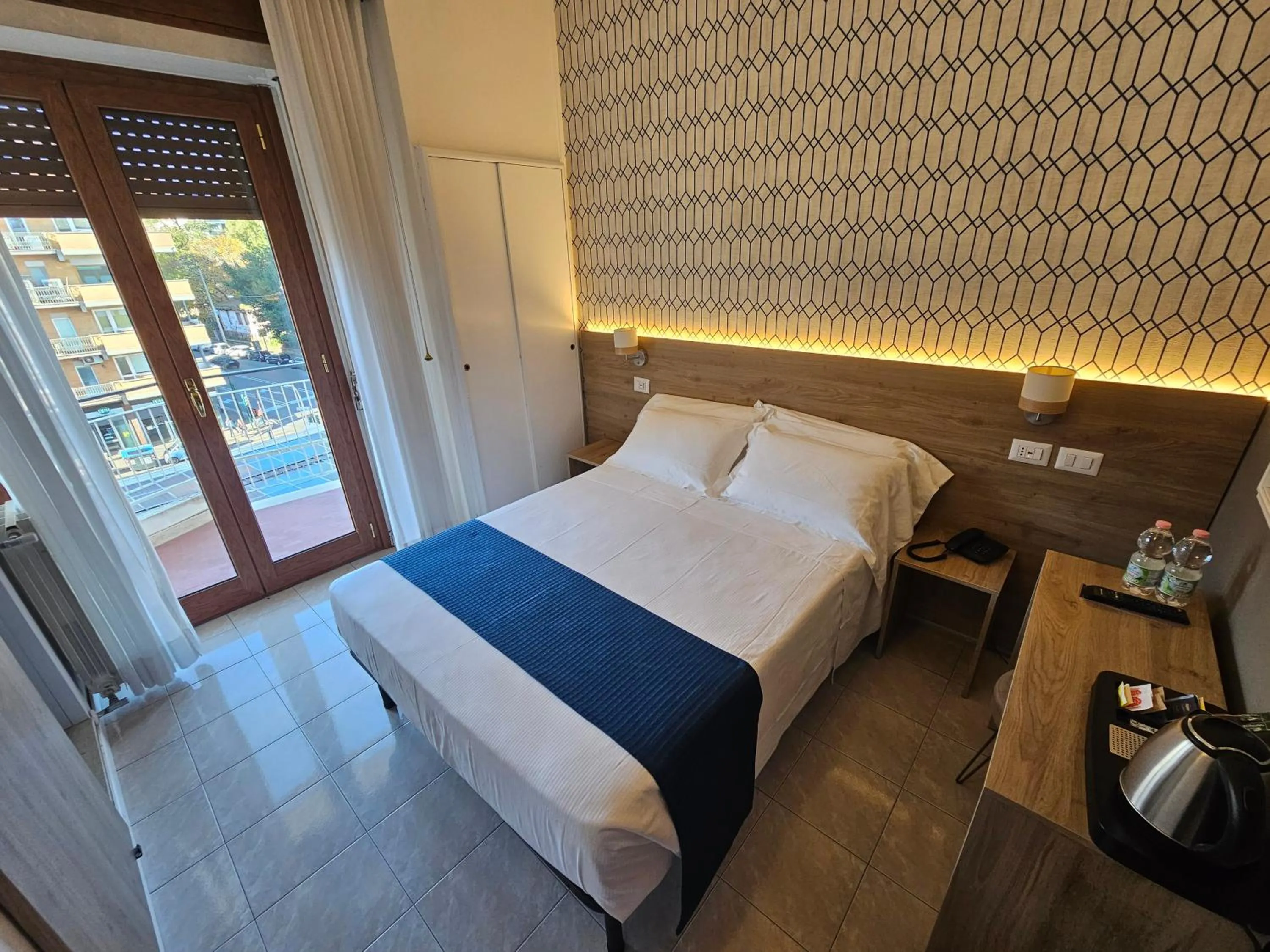 Bed in Hotel Pacific