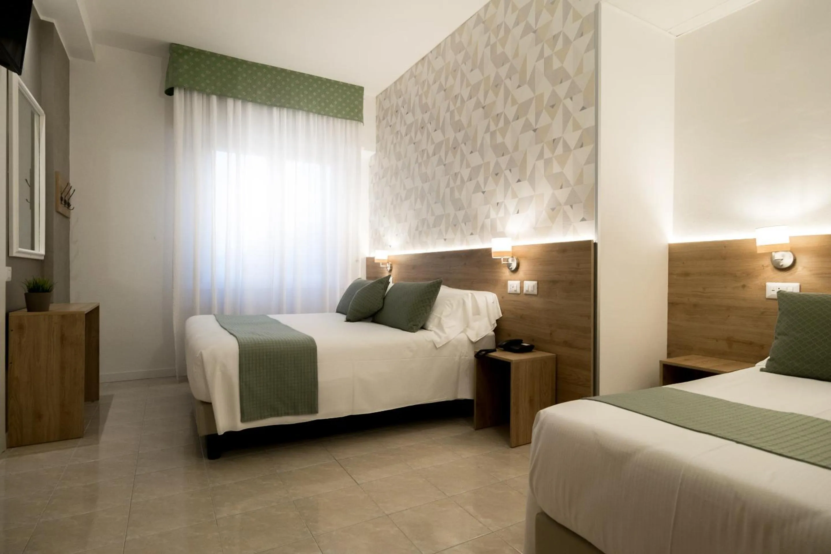 Bed in Hotel Pacific