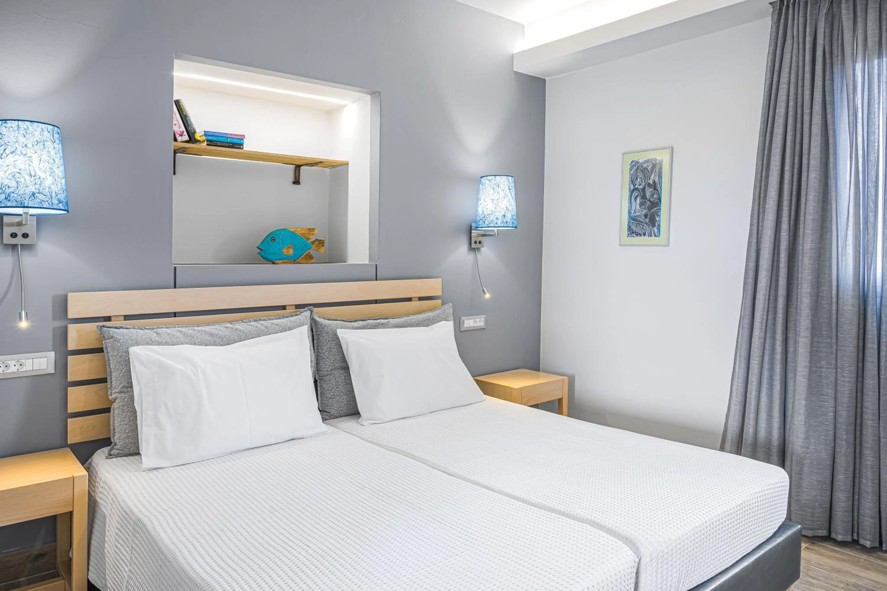 Bedroom, Bed in Sergiani Garden Hotel Apartments