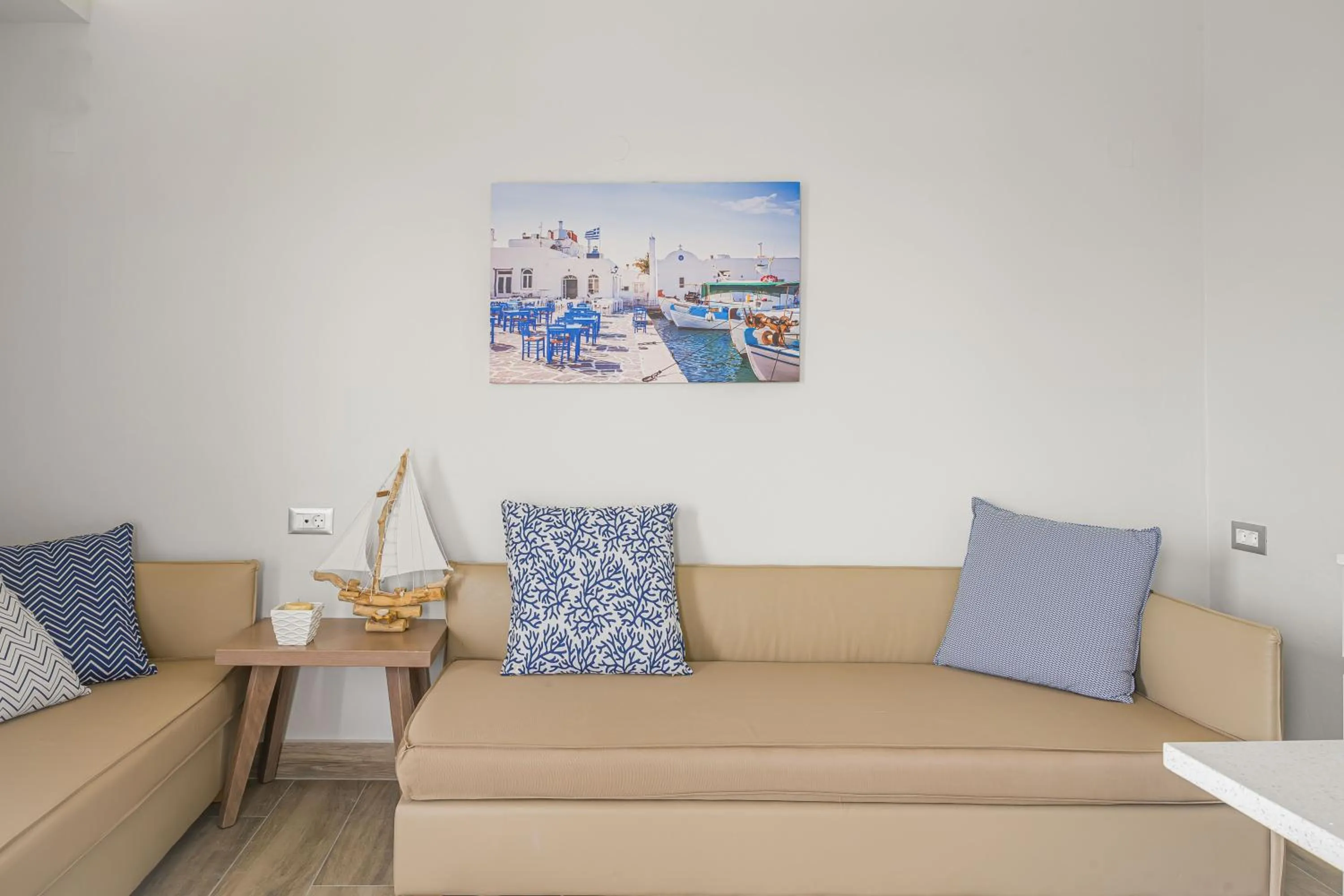 Seating area in Sergiani Garden Hotel Apartments