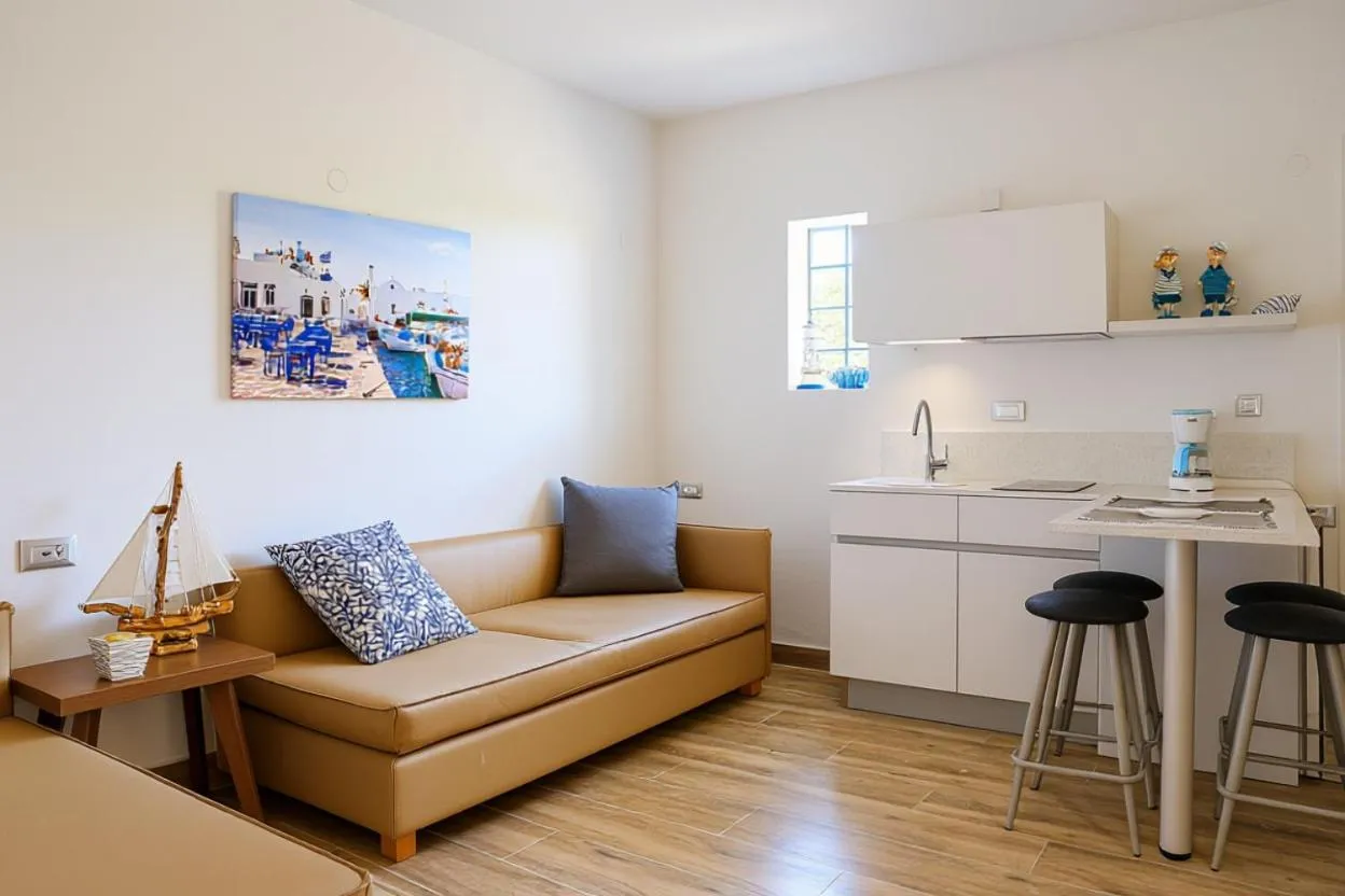 Living room in Sergiani Garden Hotel Apartments