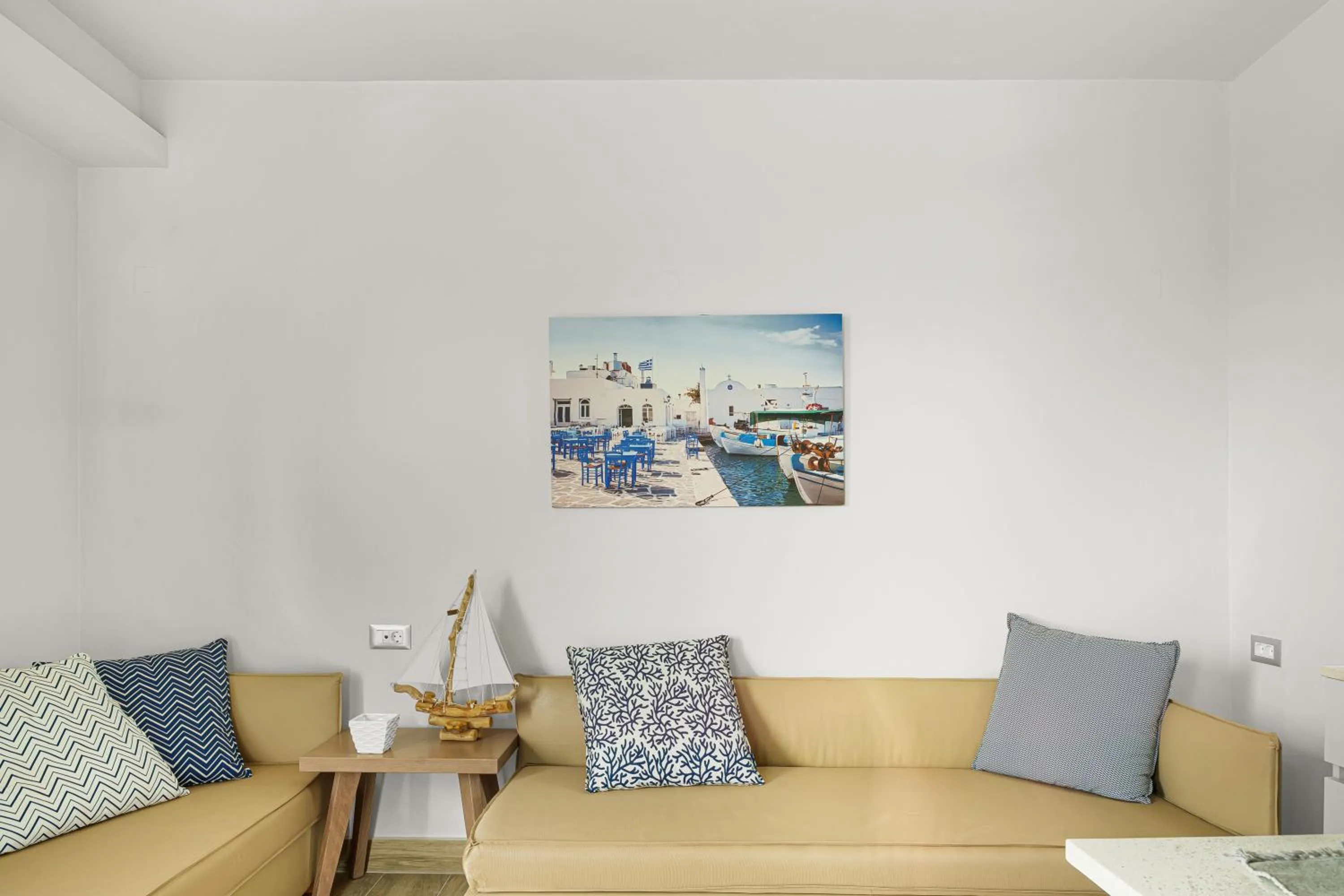 Living room in Sergiani Garden Hotel Apartments