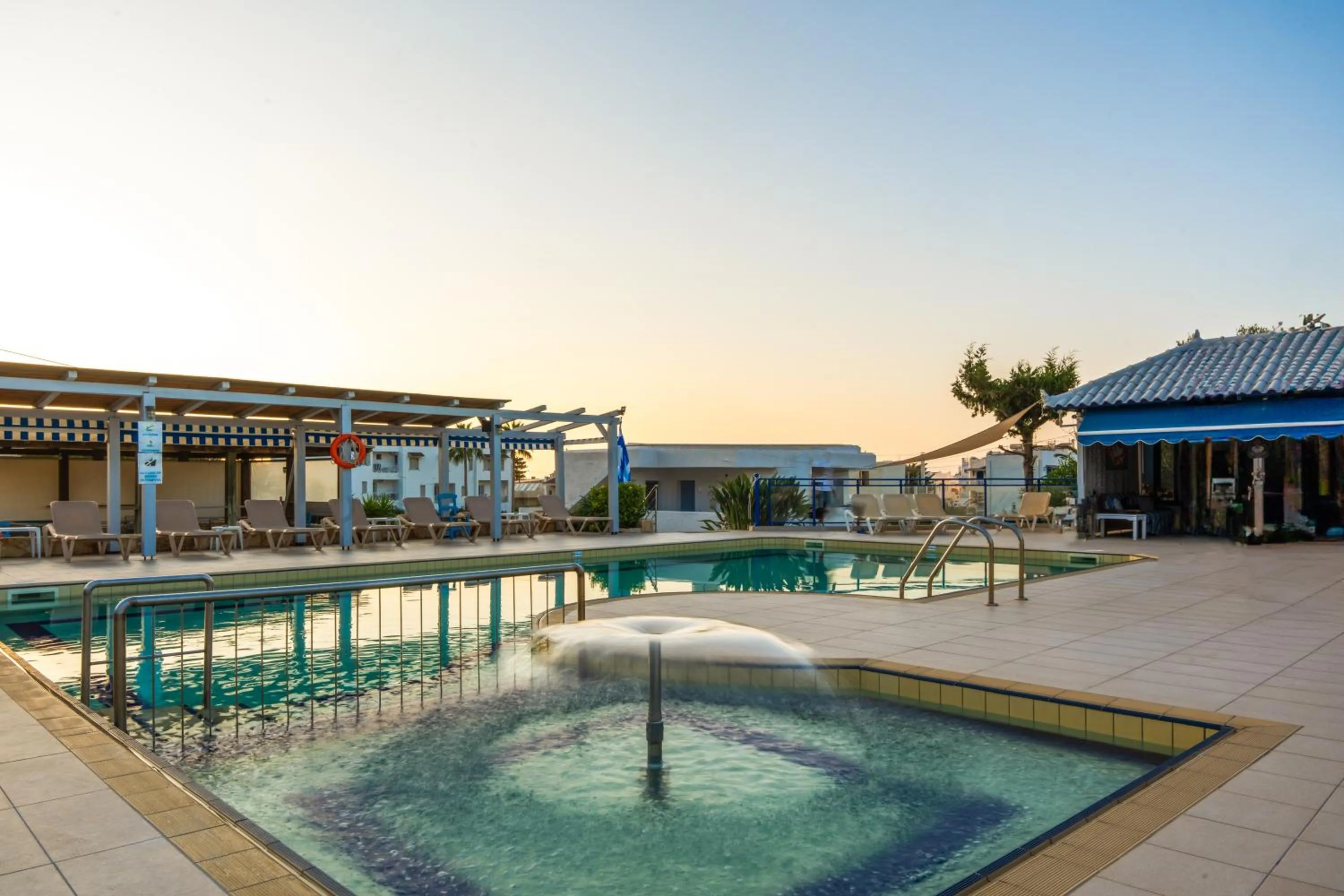 Pool view in Sergiani Garden Hotel Apartments