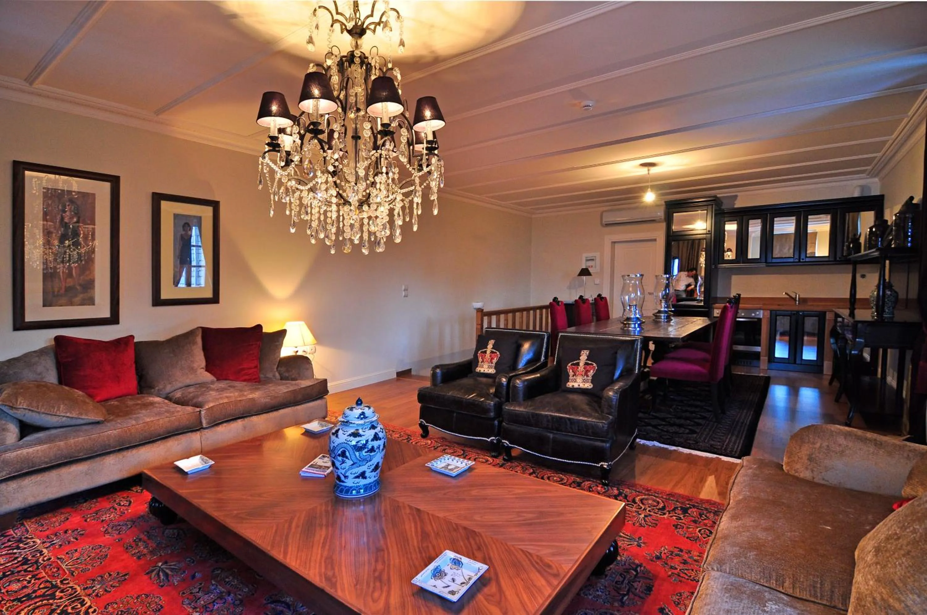 Living room in Zagori Suites Luxury Residences