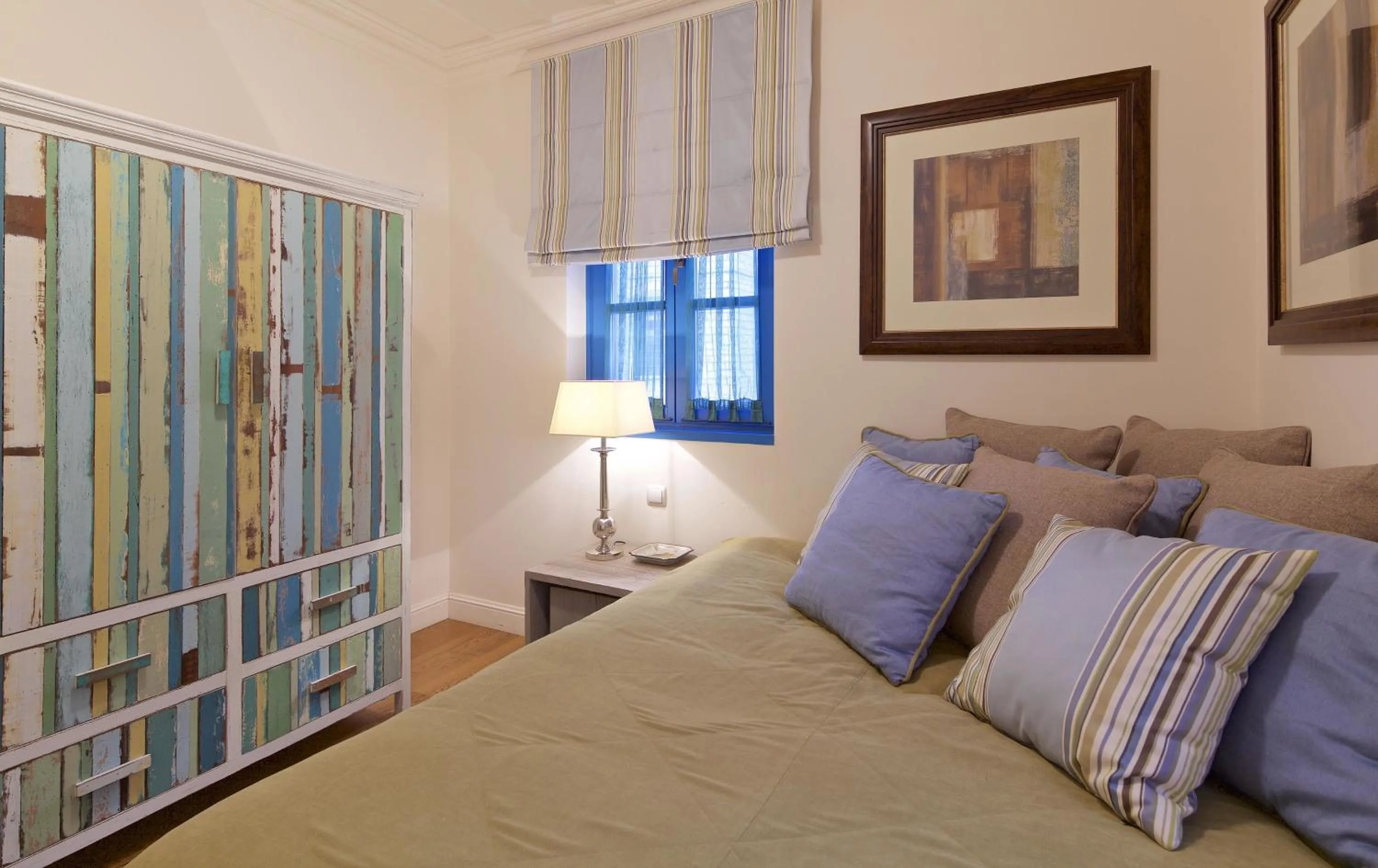 Bed in Zagori Suites Luxury Residences