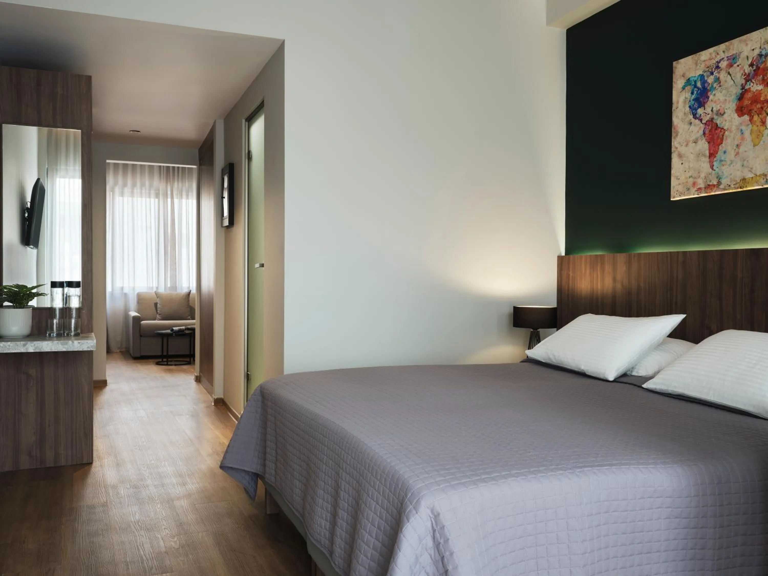 Bedroom, Bed in Candia Hotel