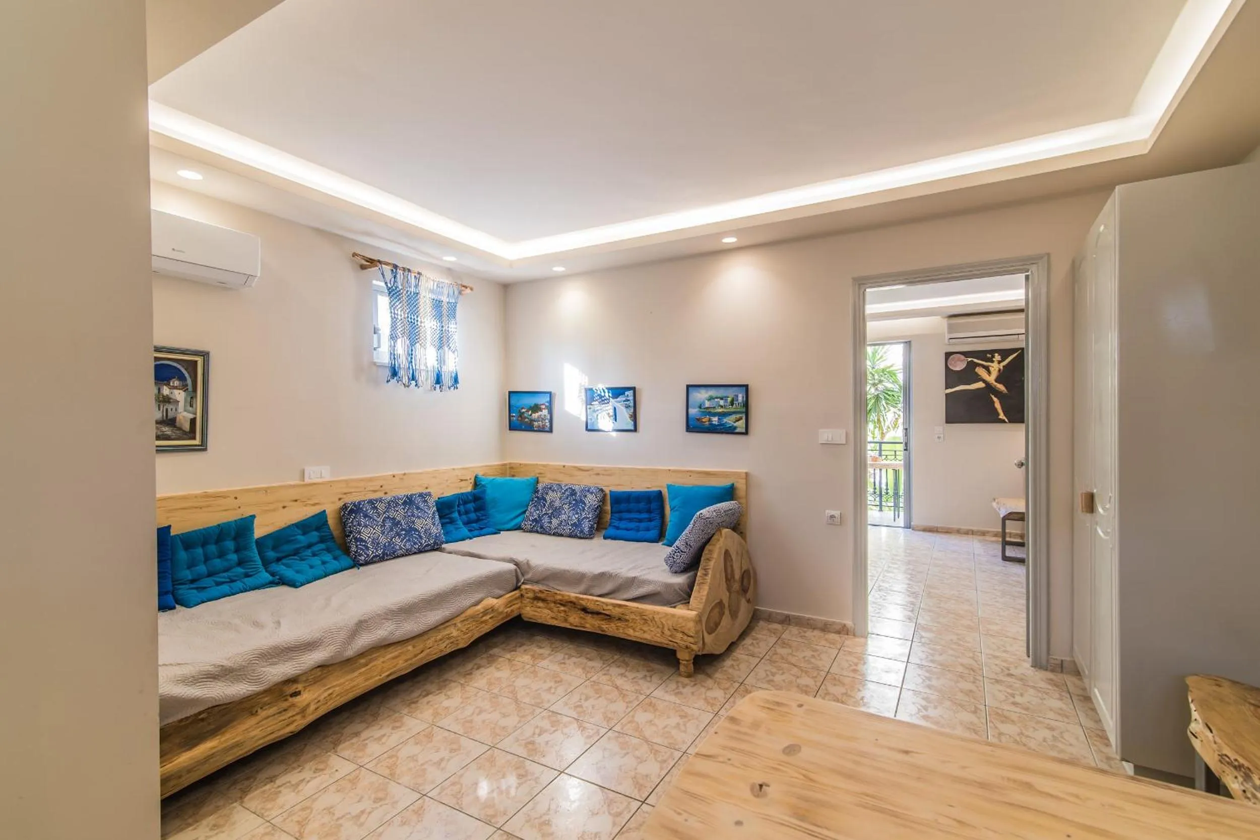 Seating area, Bed in Iniohos Zante Hotel & Suites