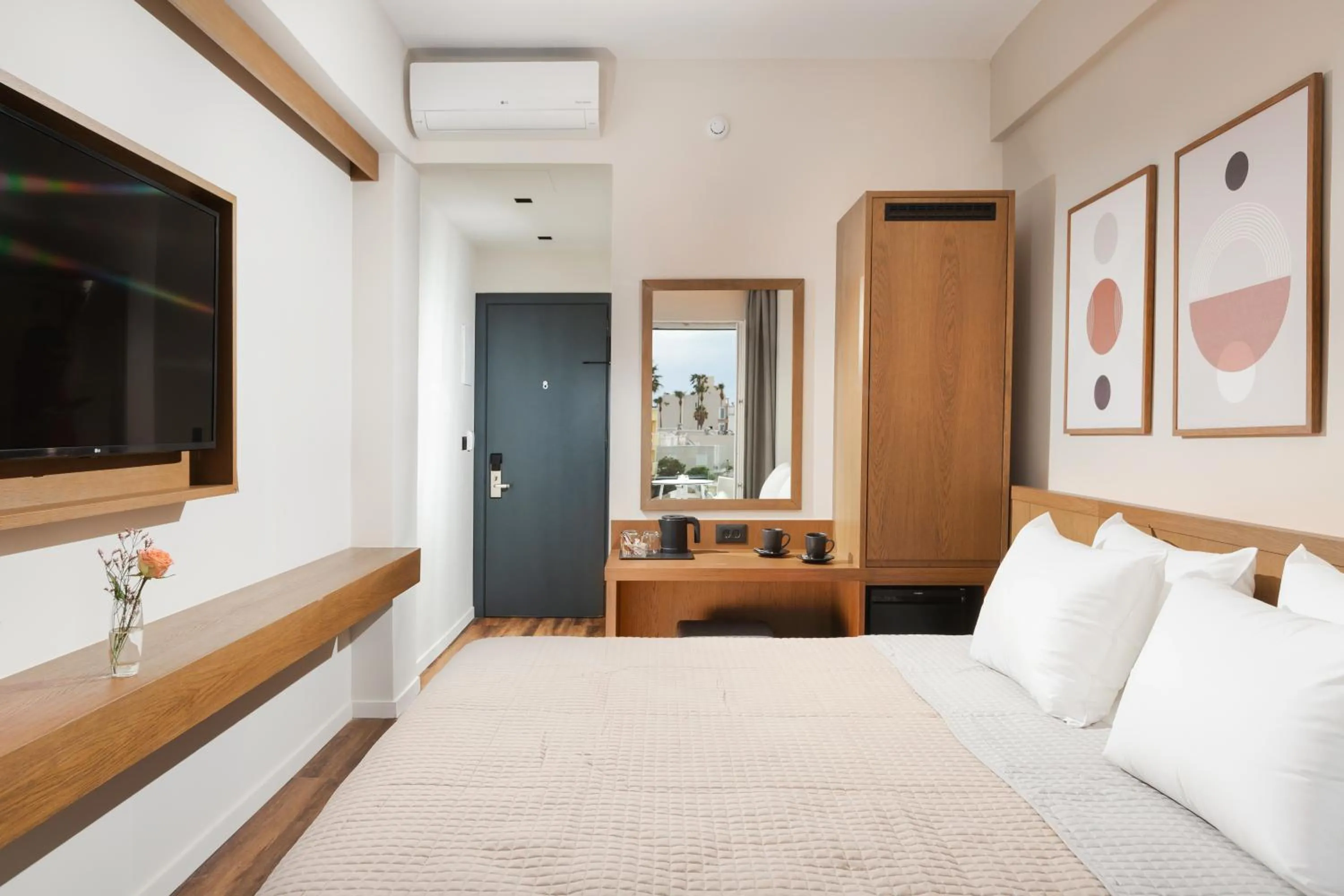 Bed in Kos Divine Hotel & Suites