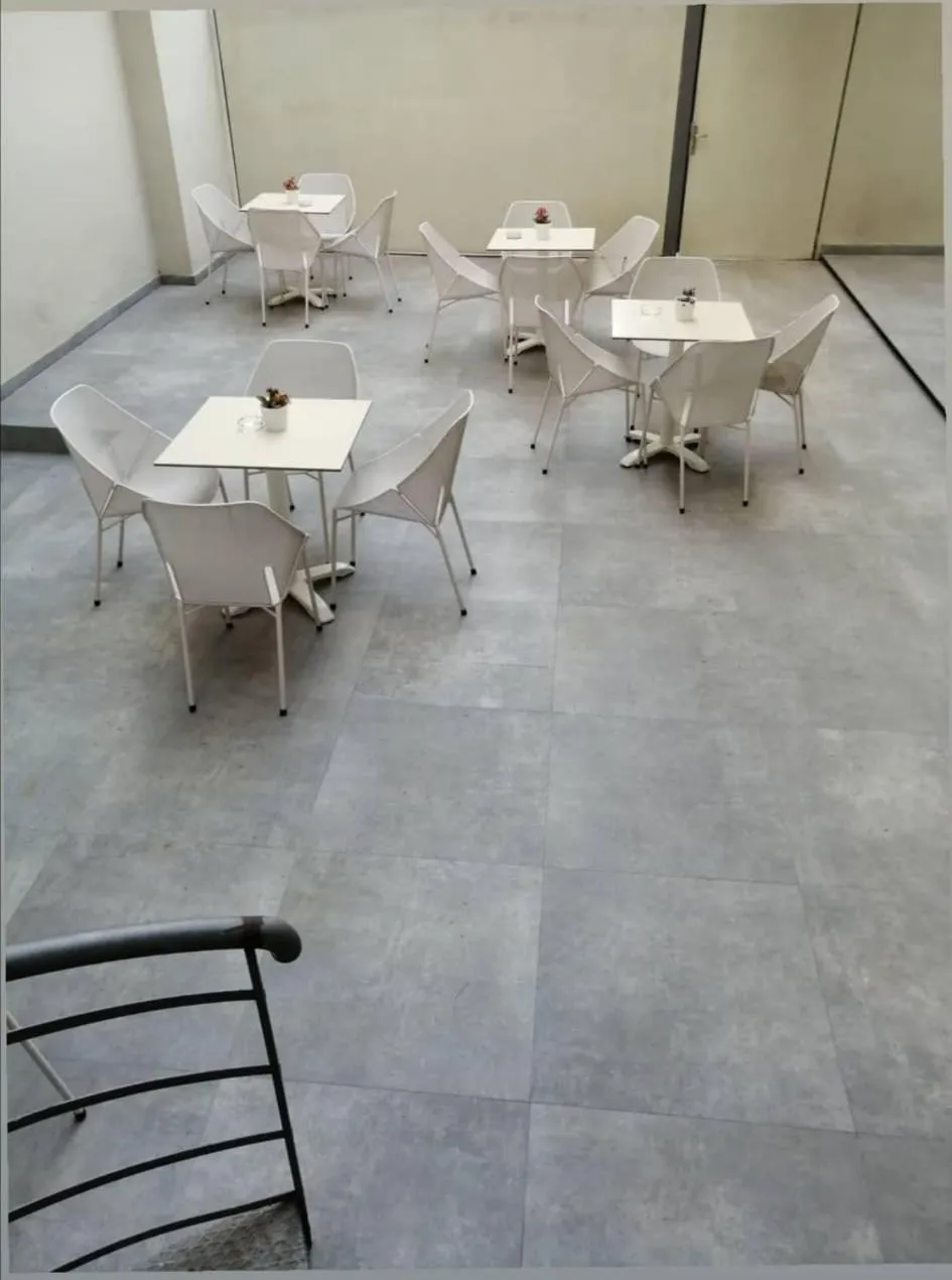 Inner courtyard view in Hotel Alexandros