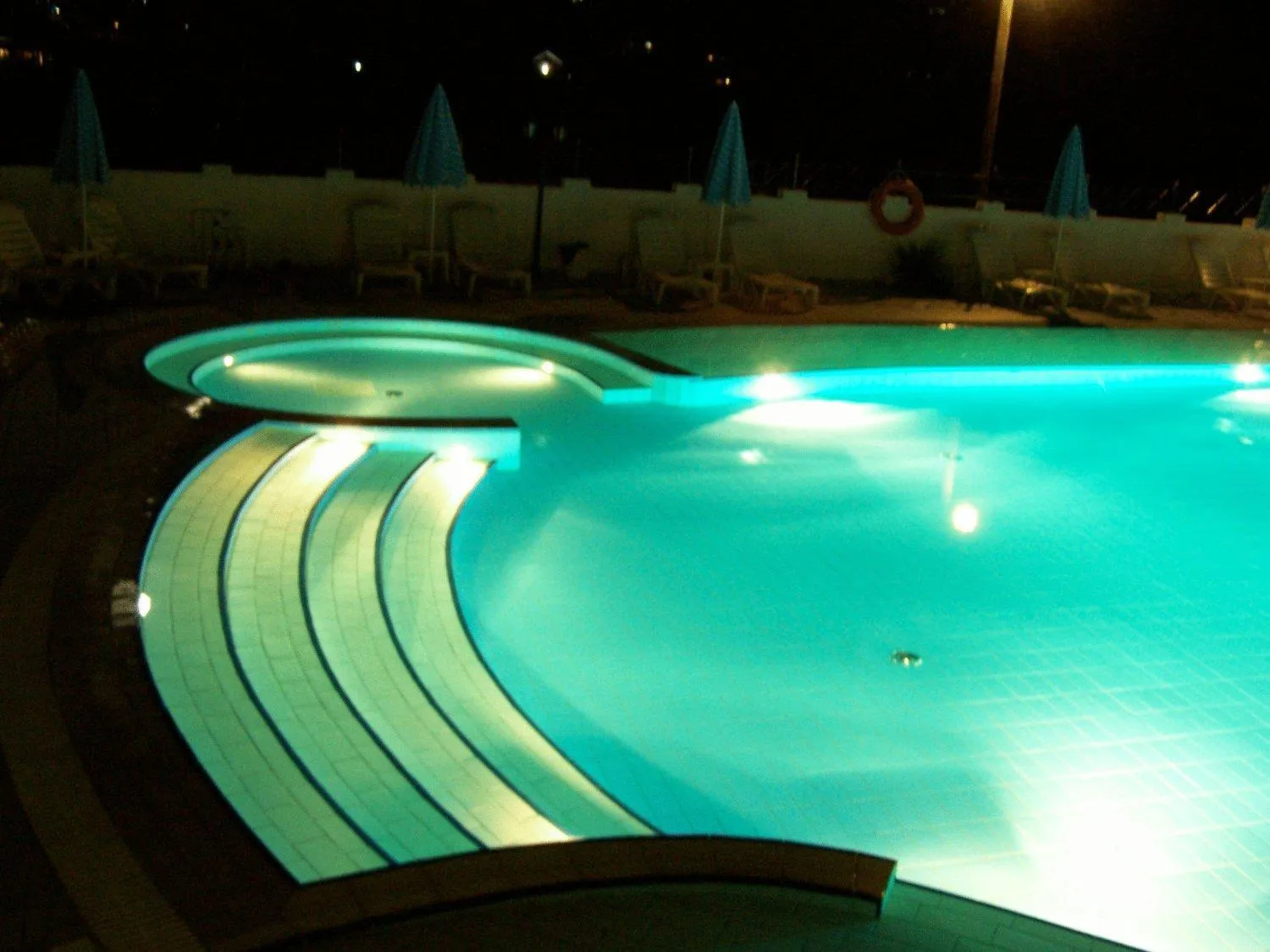 Swimming pool in Ninos On The Beach Hotel