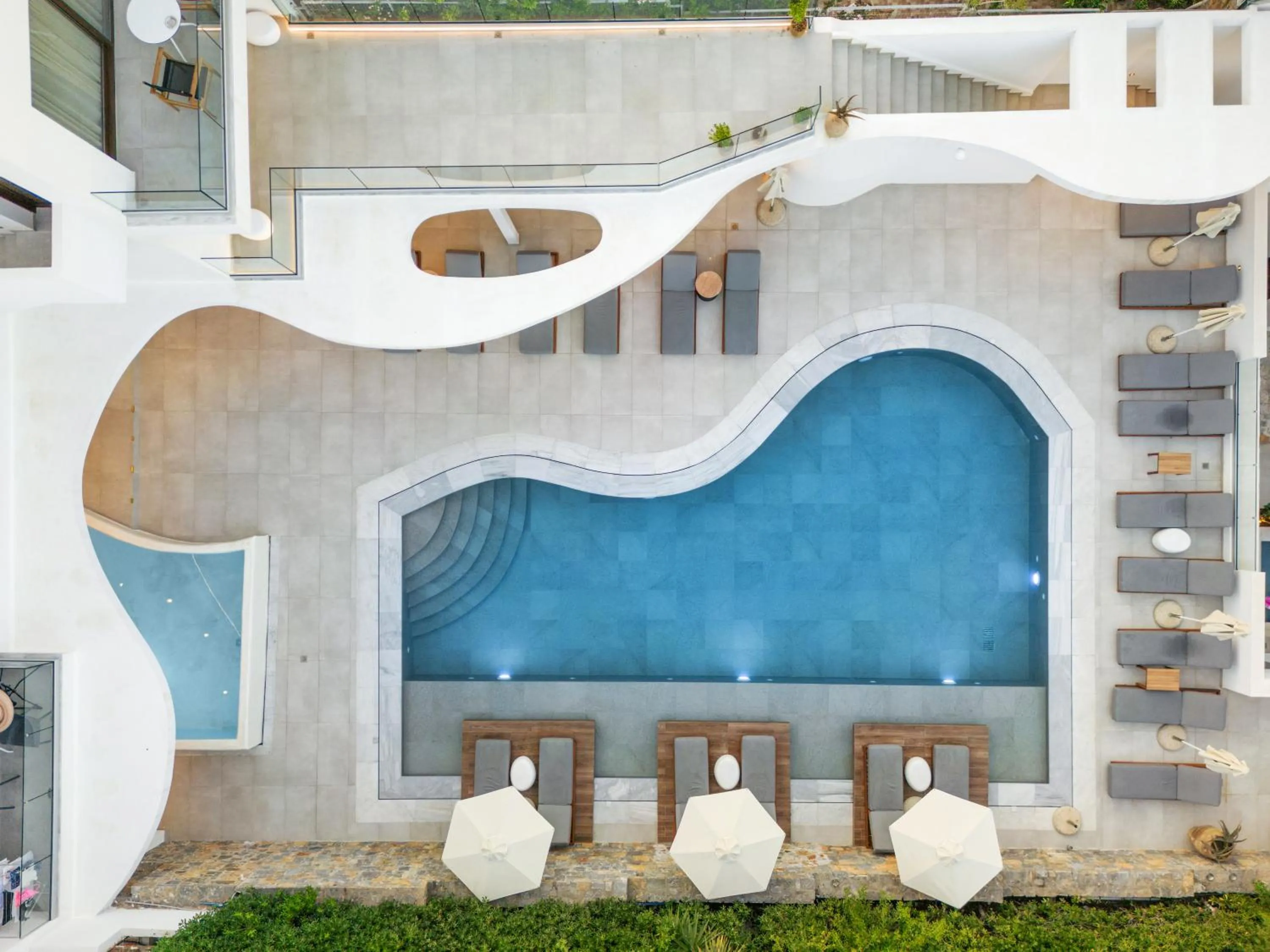 Seating area, Pool View in Bita Hubs