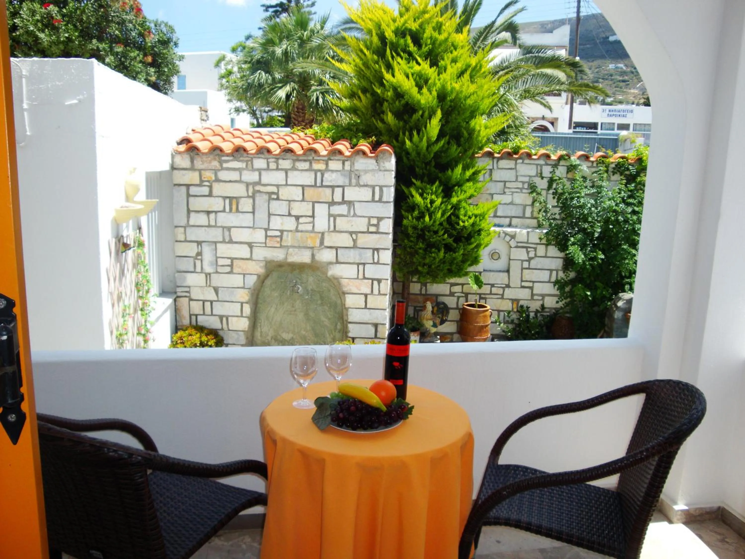 Balcony/Terrace in Vassiliki Rooms