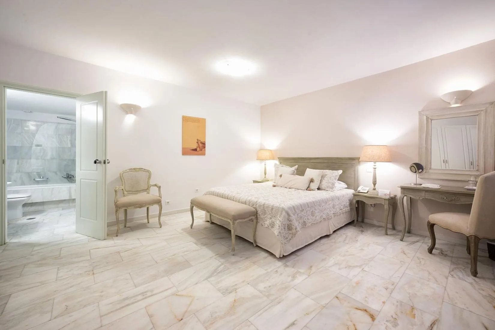 Bed in Saint Andrea Seaside Resort - Adults Only
